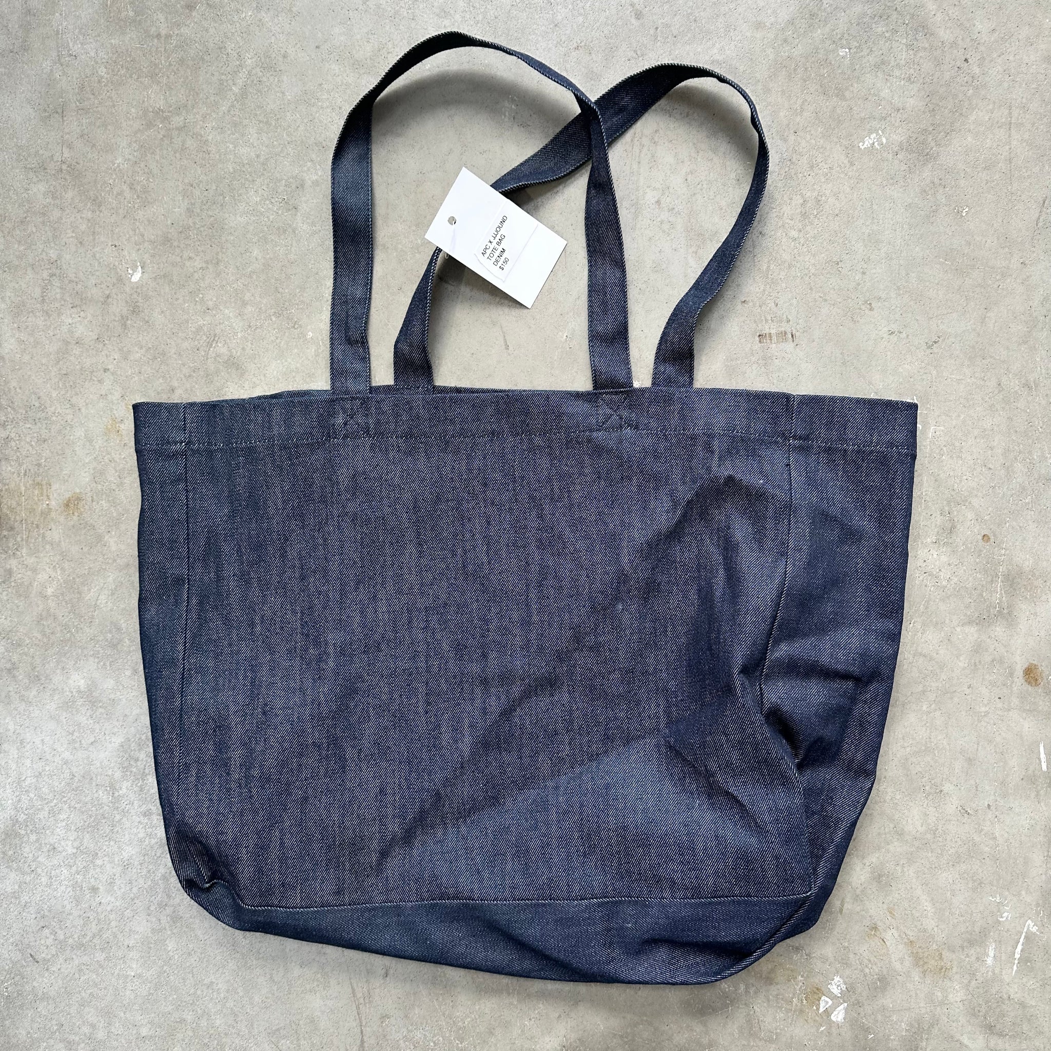 APC X Jjjound Denim Tote Bag