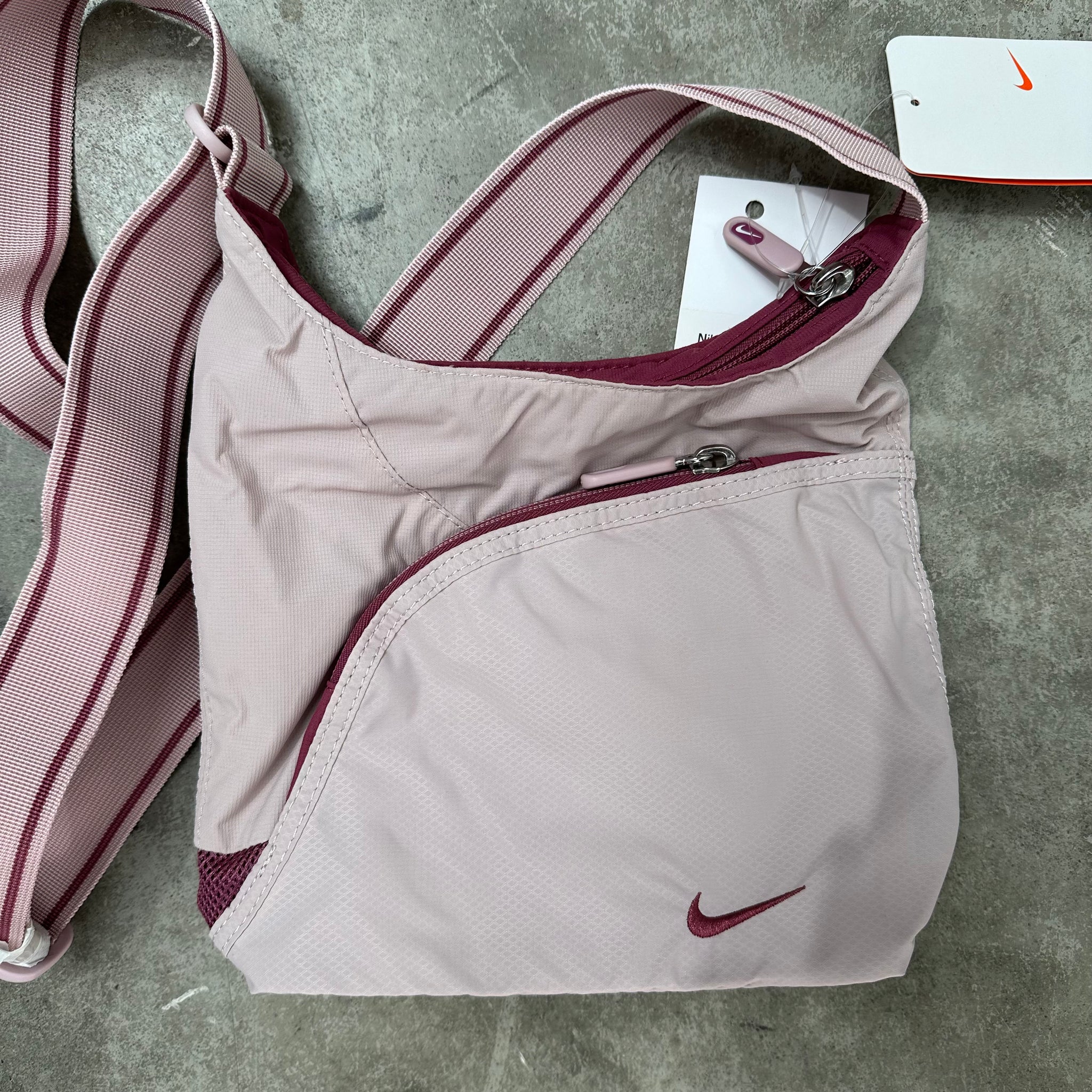 Nike Vintage Pink Long Strap Bag