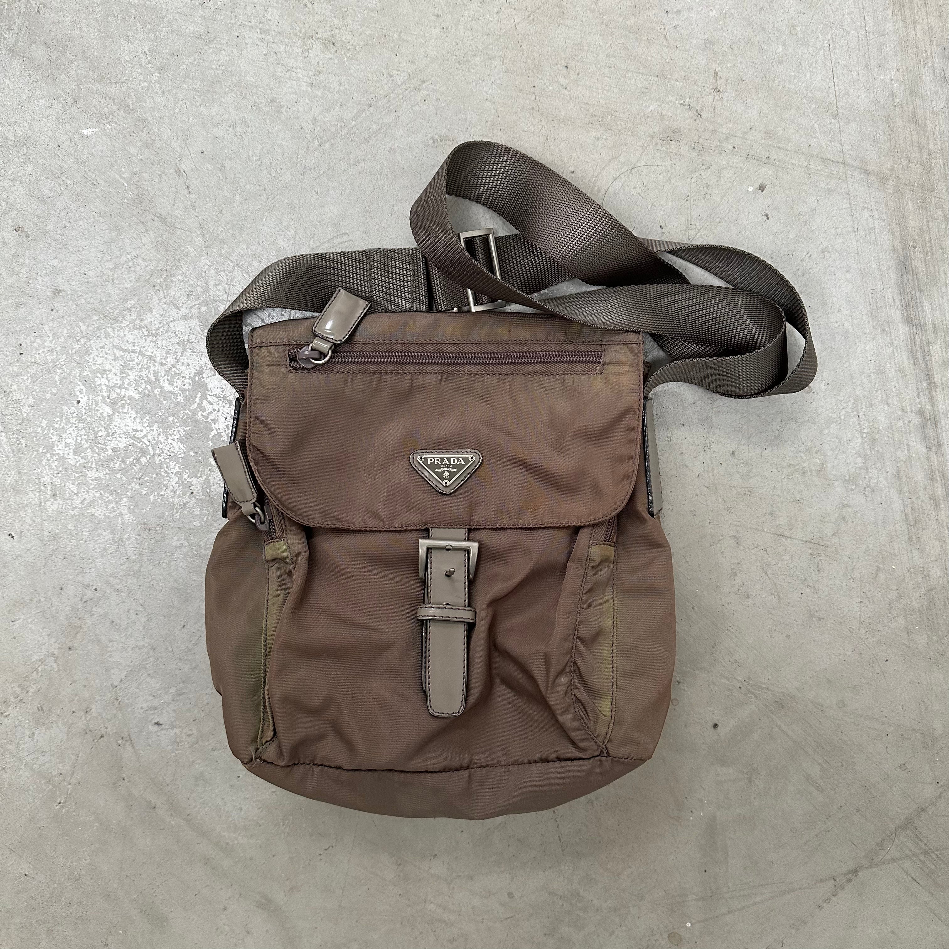 Prada khaki bag discount
