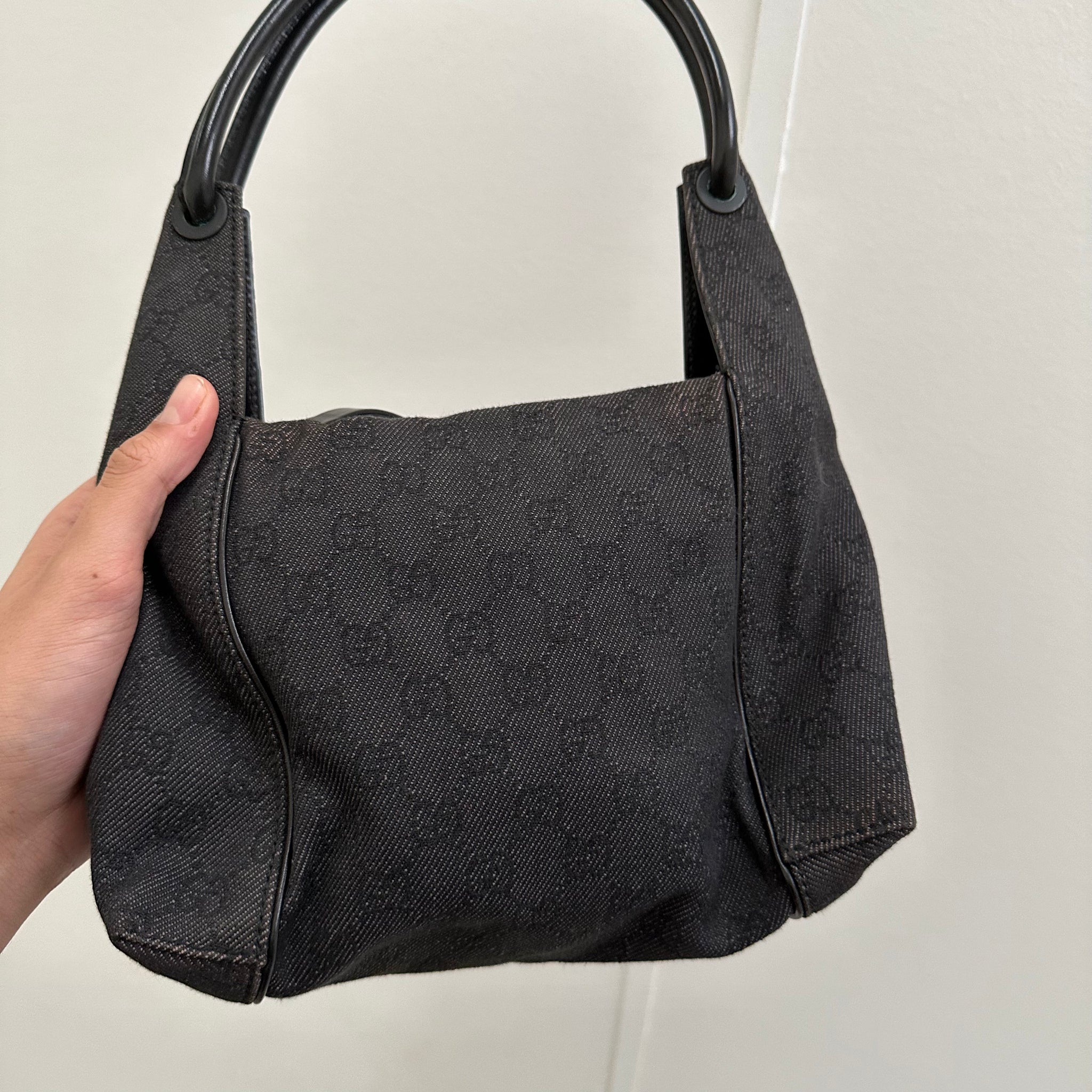 Gucci Black Shoulder Hobo Style Bag
