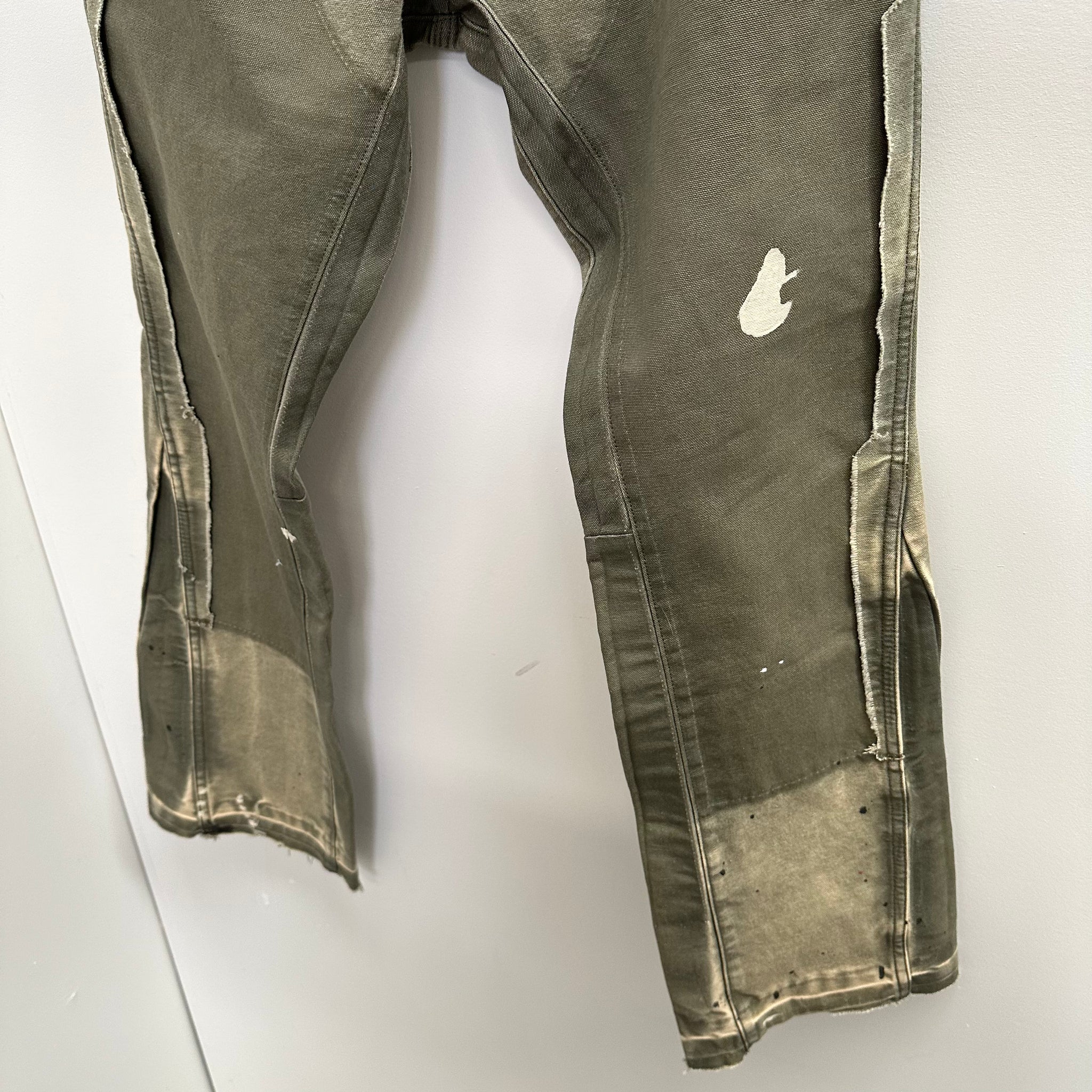 Gallery Dept. La Carpenter Flared-Leg Trousers Moss Size 33