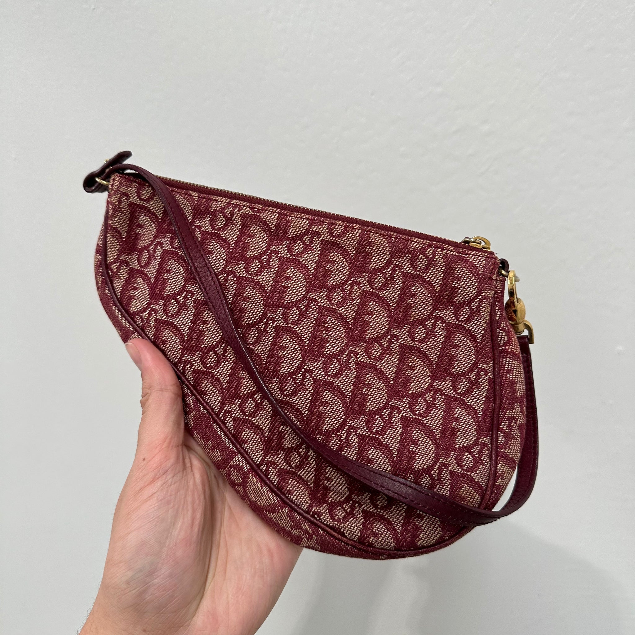 Dior Mini Saddle Bag Red