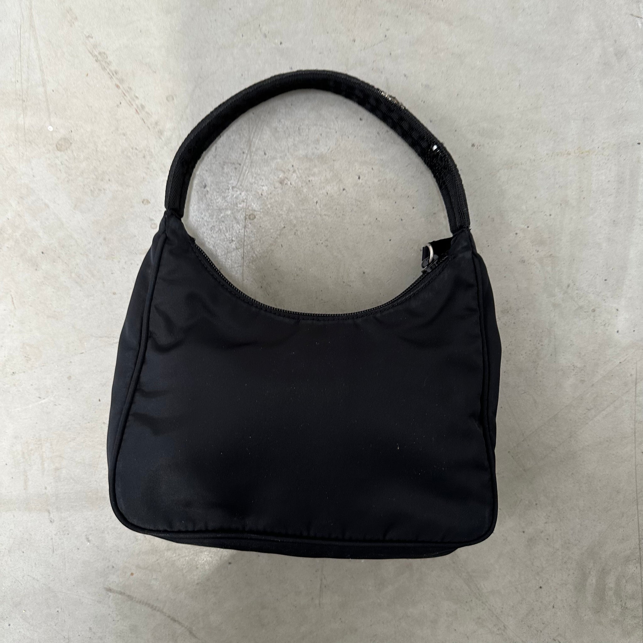 Prada Black Hobo Style Shoulder Bag