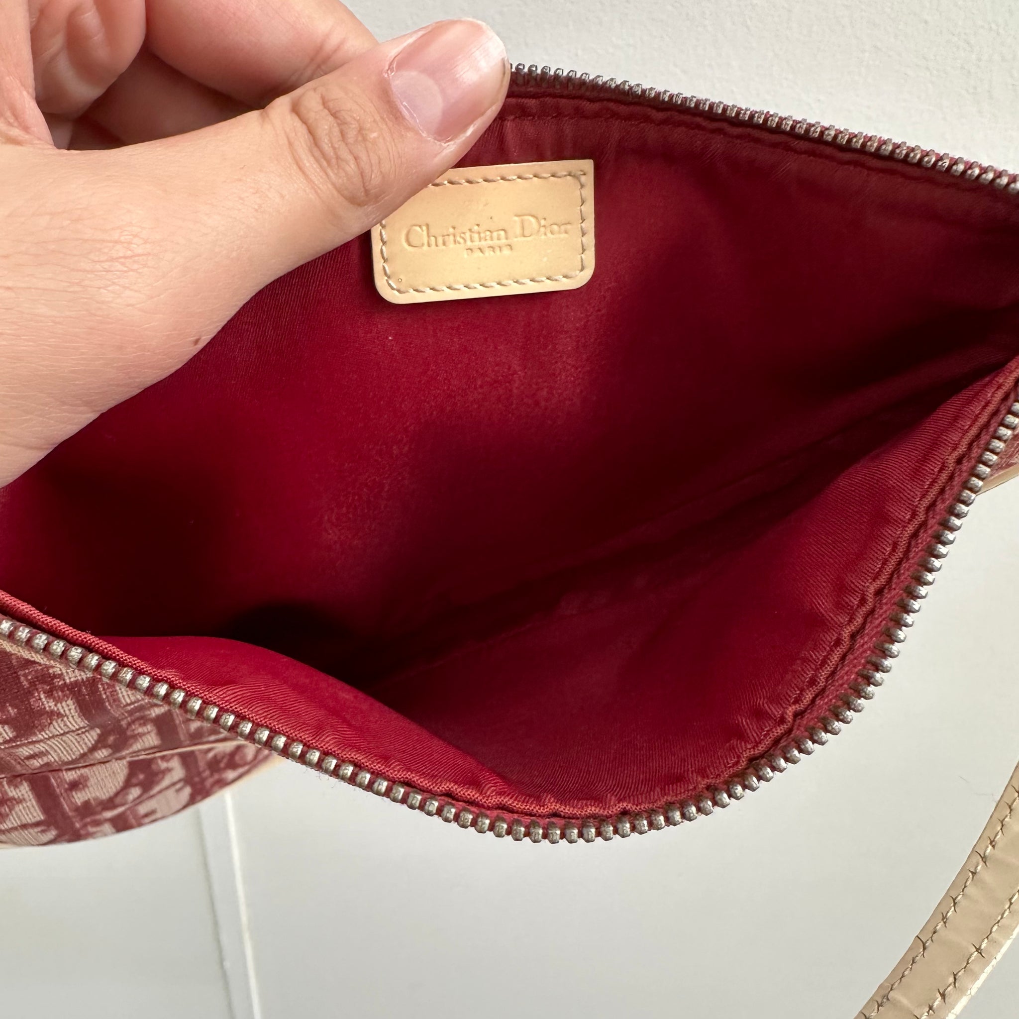Dior Mini Saddle Bag Red