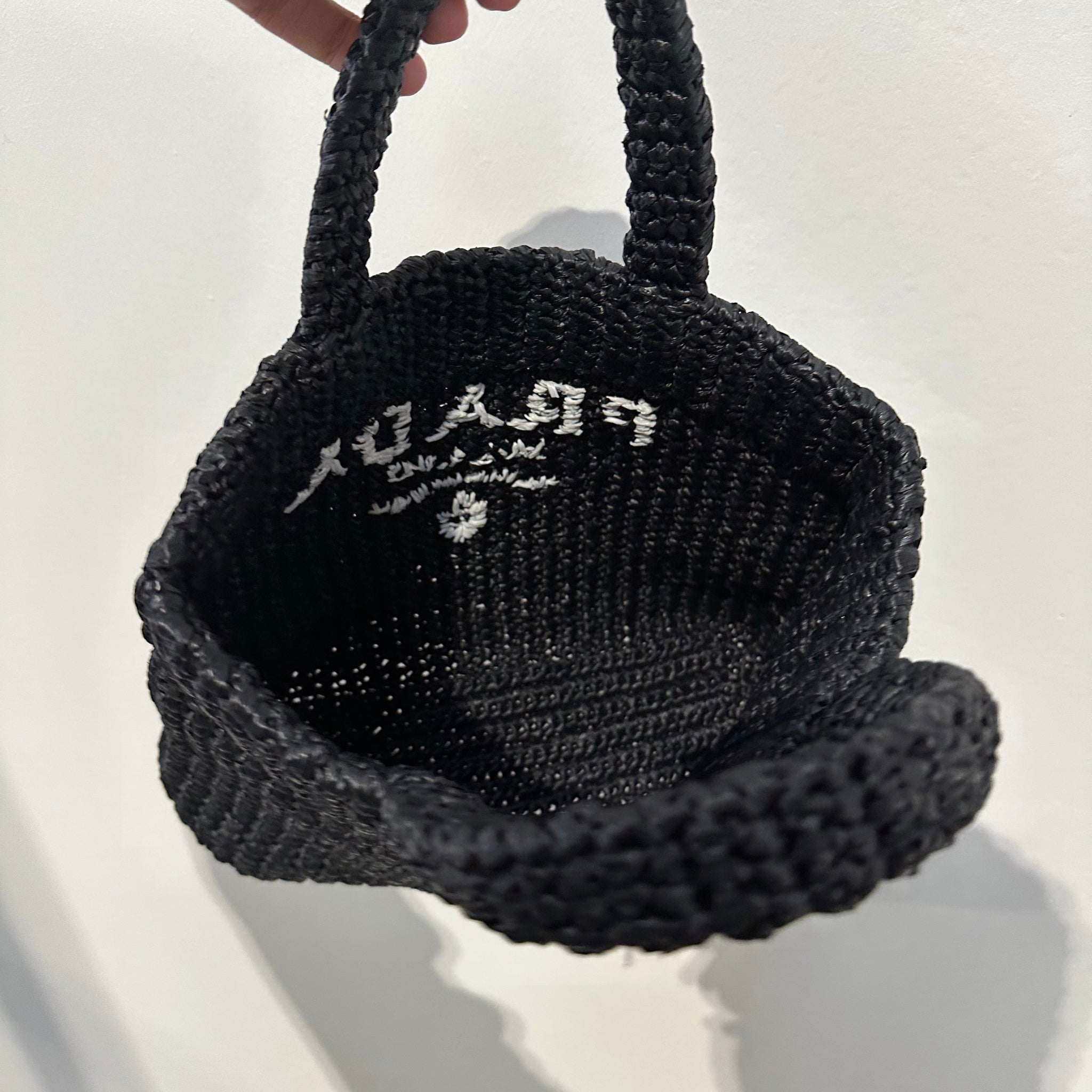 Prada Small Crochet Tote Bag