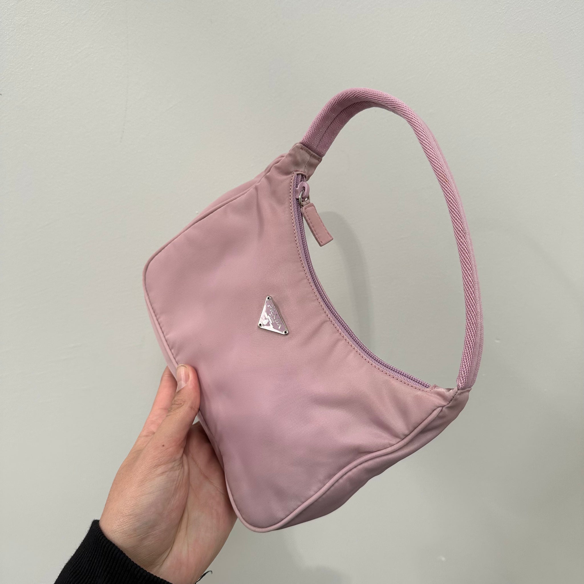 Prada Hobo Shoulder Bag Pink