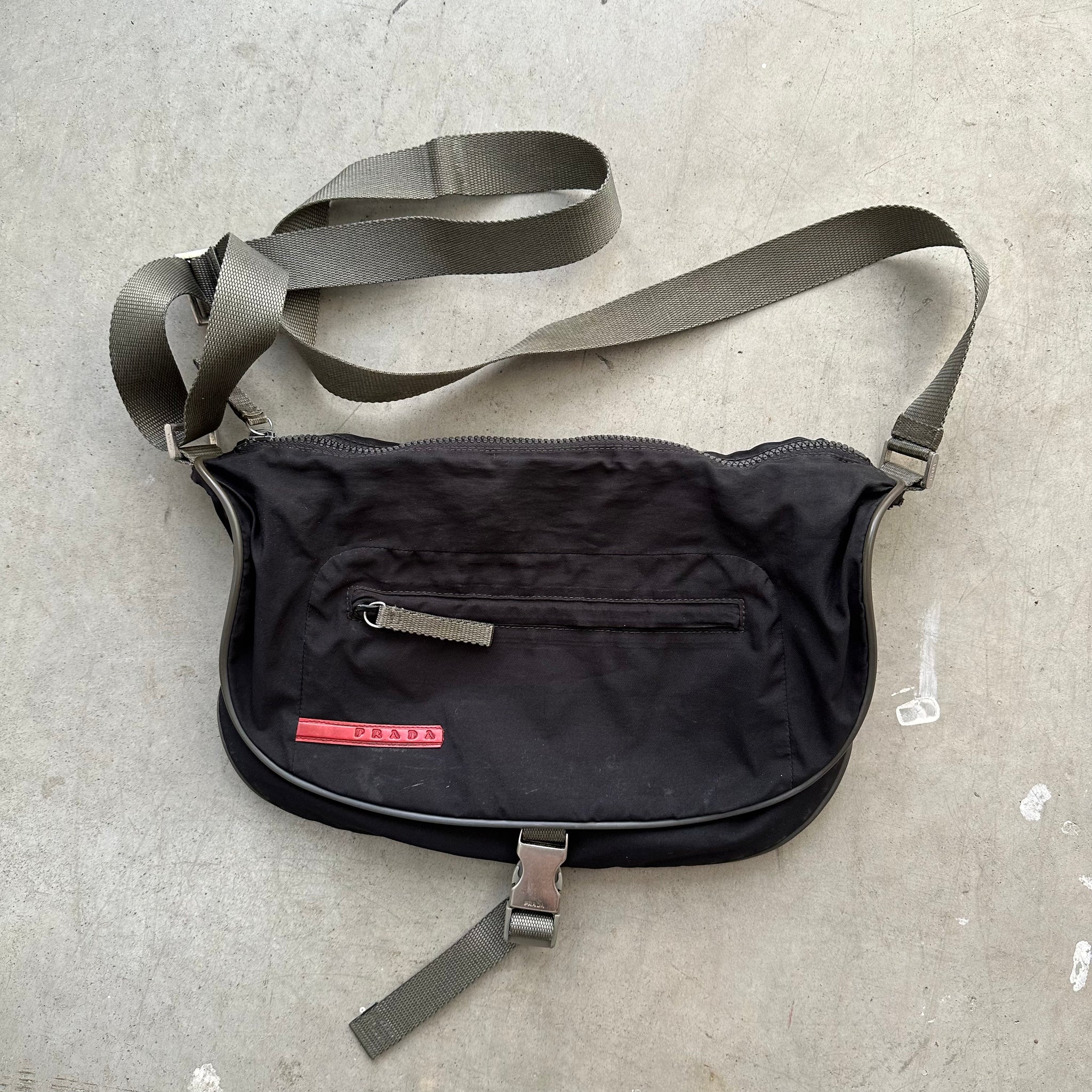 Prada Sports Bag Nylon Black