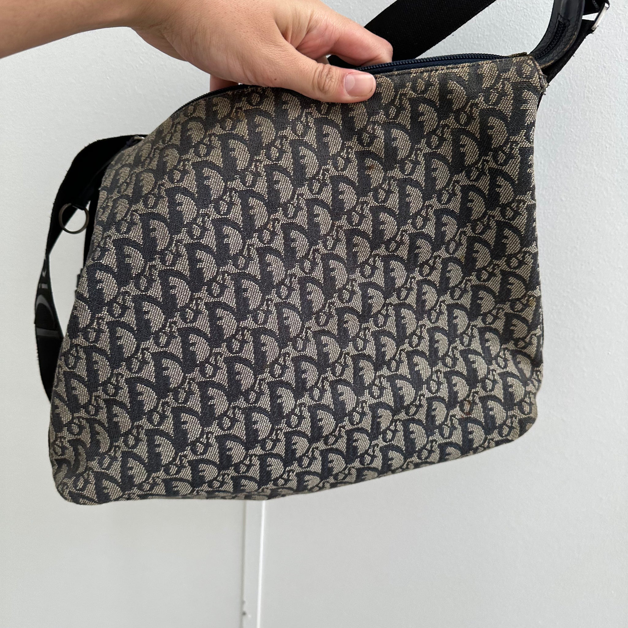 Dior Messenger Bag Navy with Long Strap
