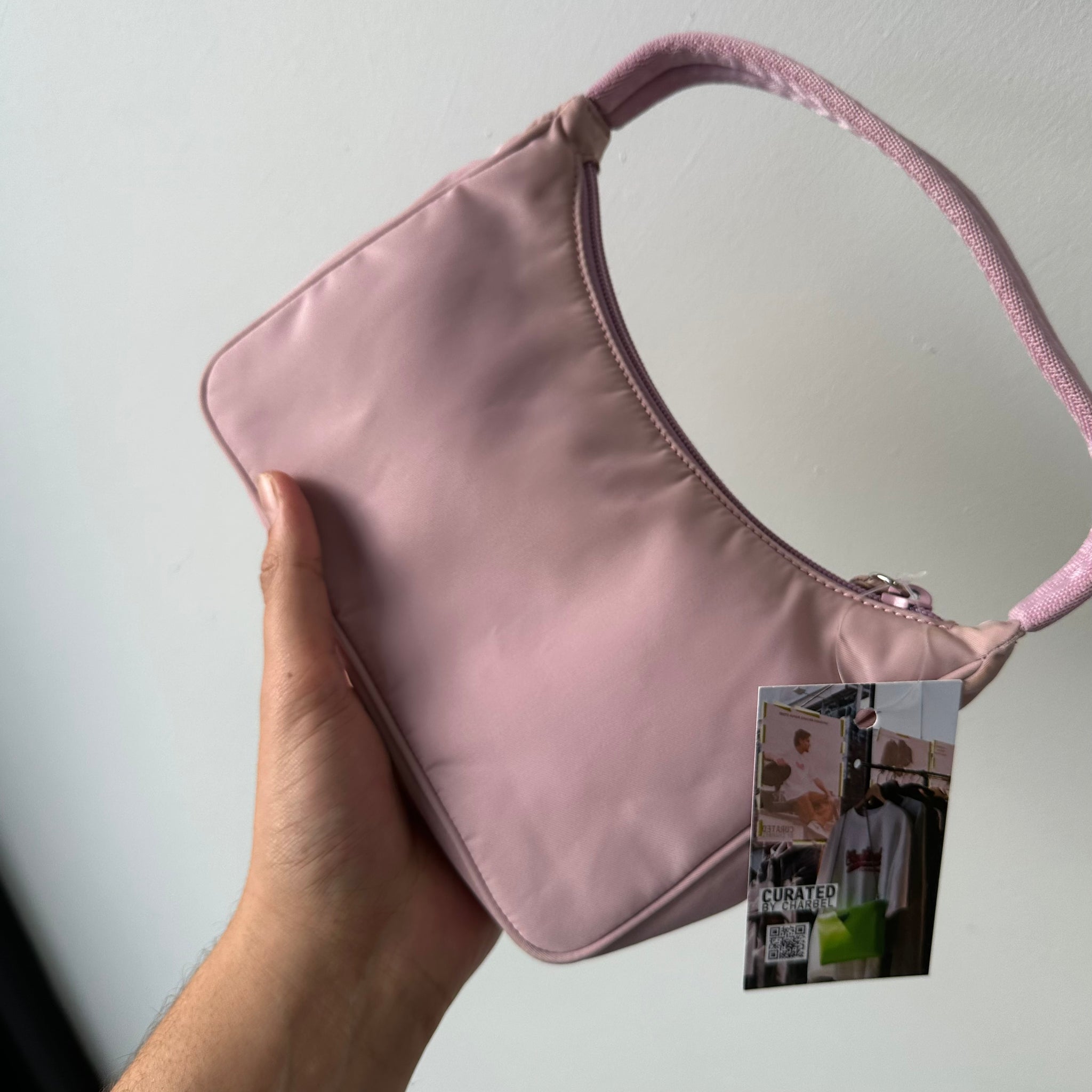 Prada Hobo Shoulder Bag Pink