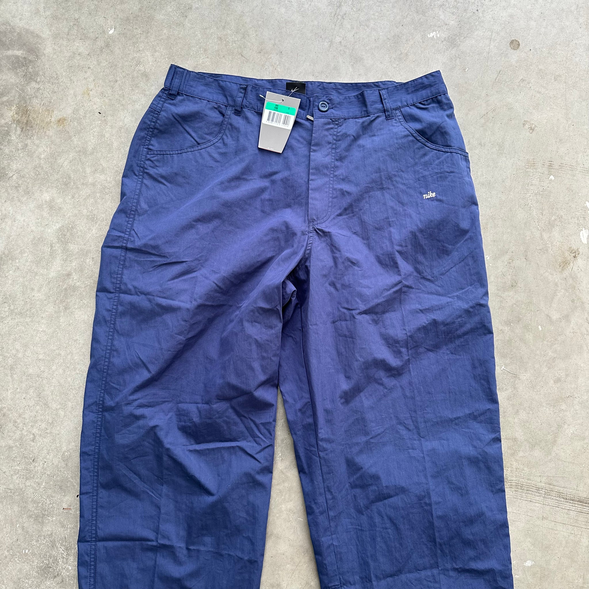 Nike 2000s Baggy Cargo Pant Navy (XL)