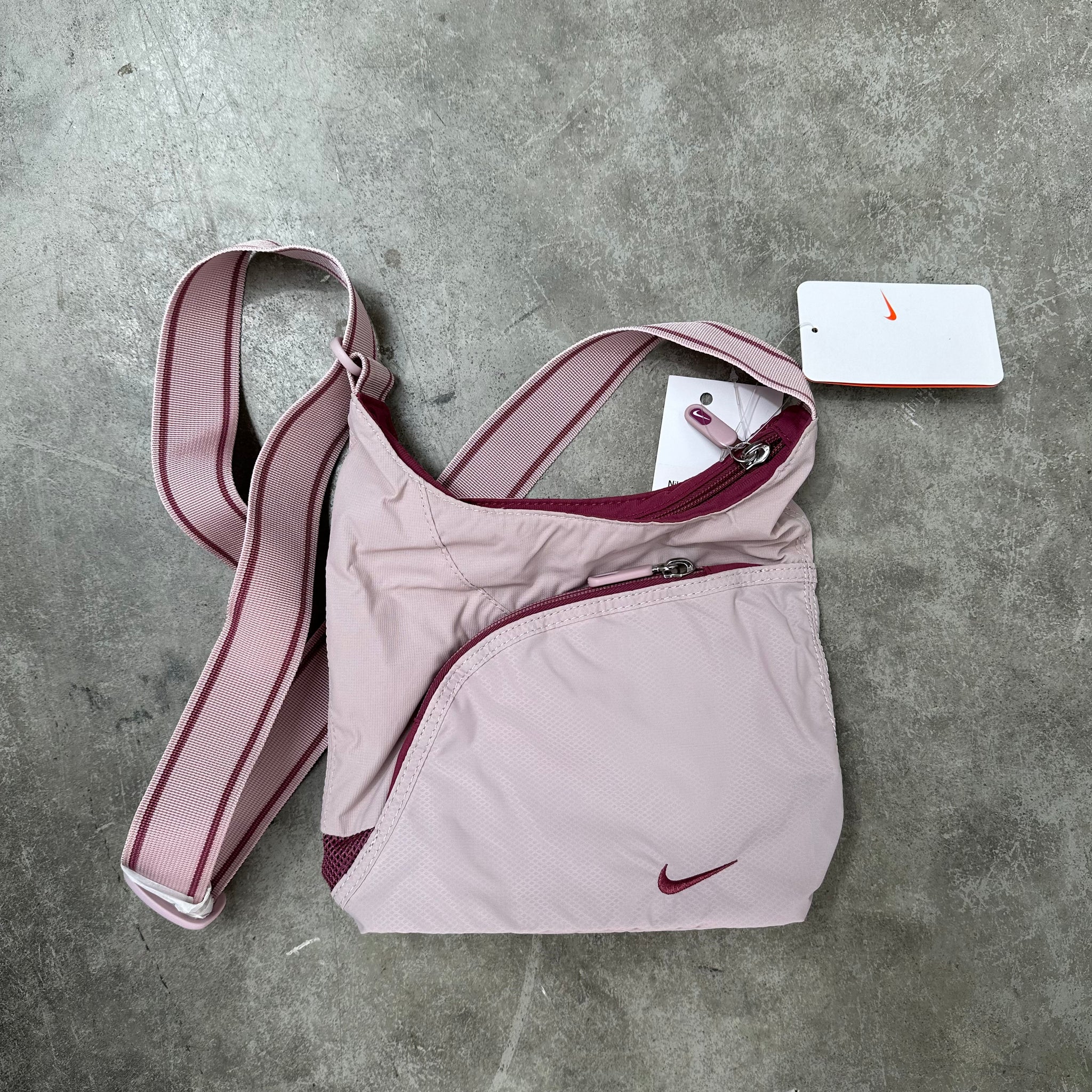 Nike Vintage Pink Long Strap Bag