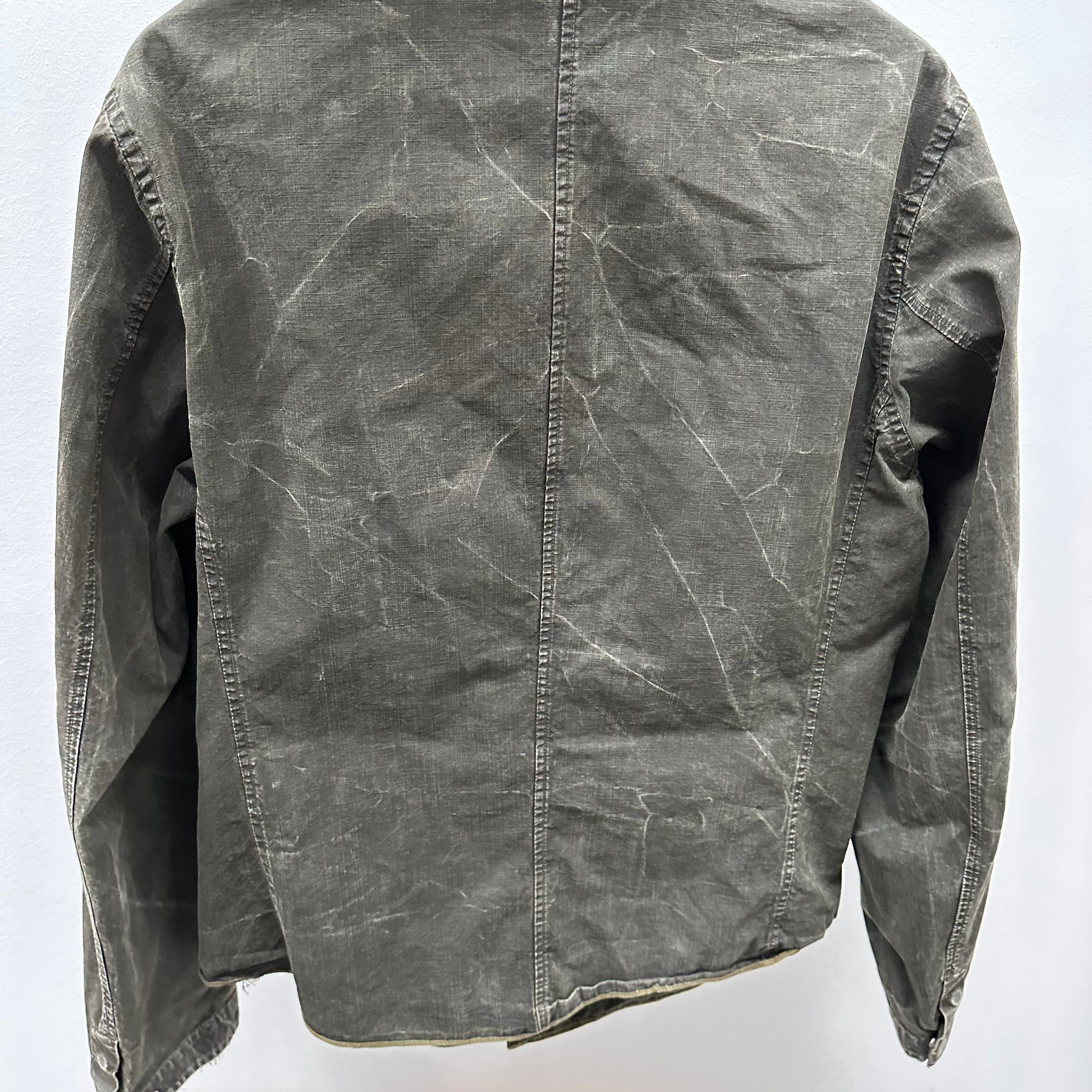 Stone Island Washed Green Zip Up Jacket