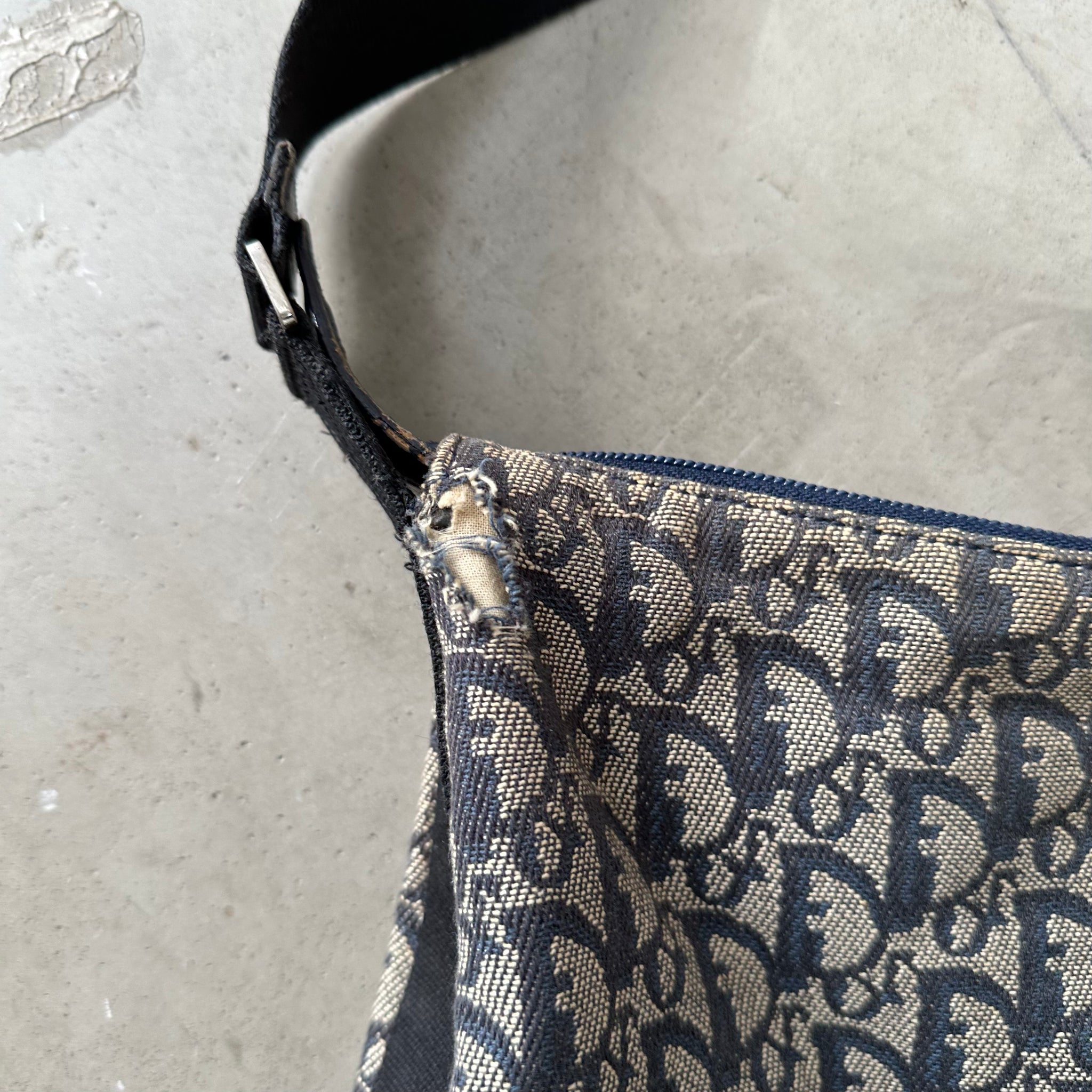 Dior Messenger Bag Navy with Long Strap