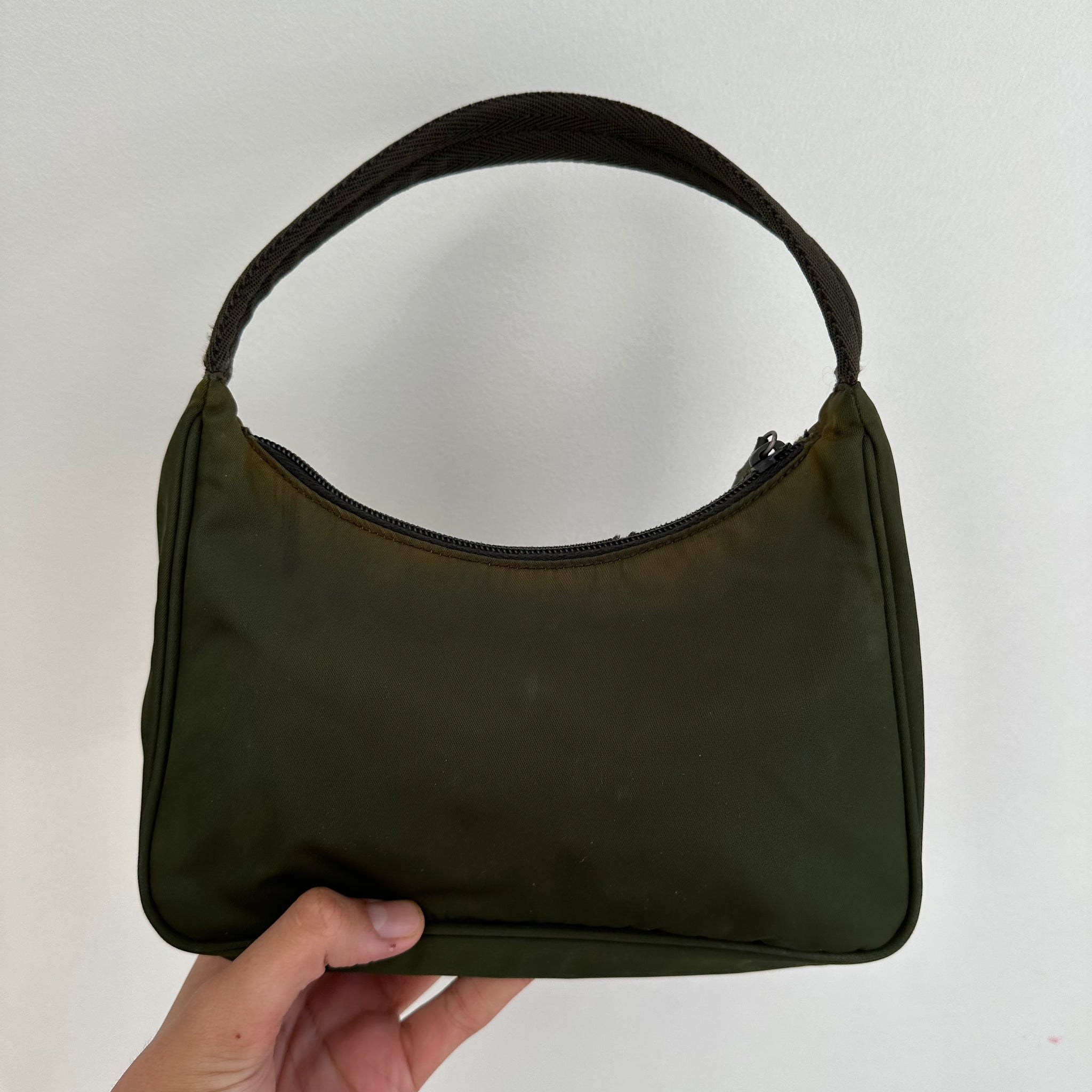Prada Hobo Shoulder Bag Green