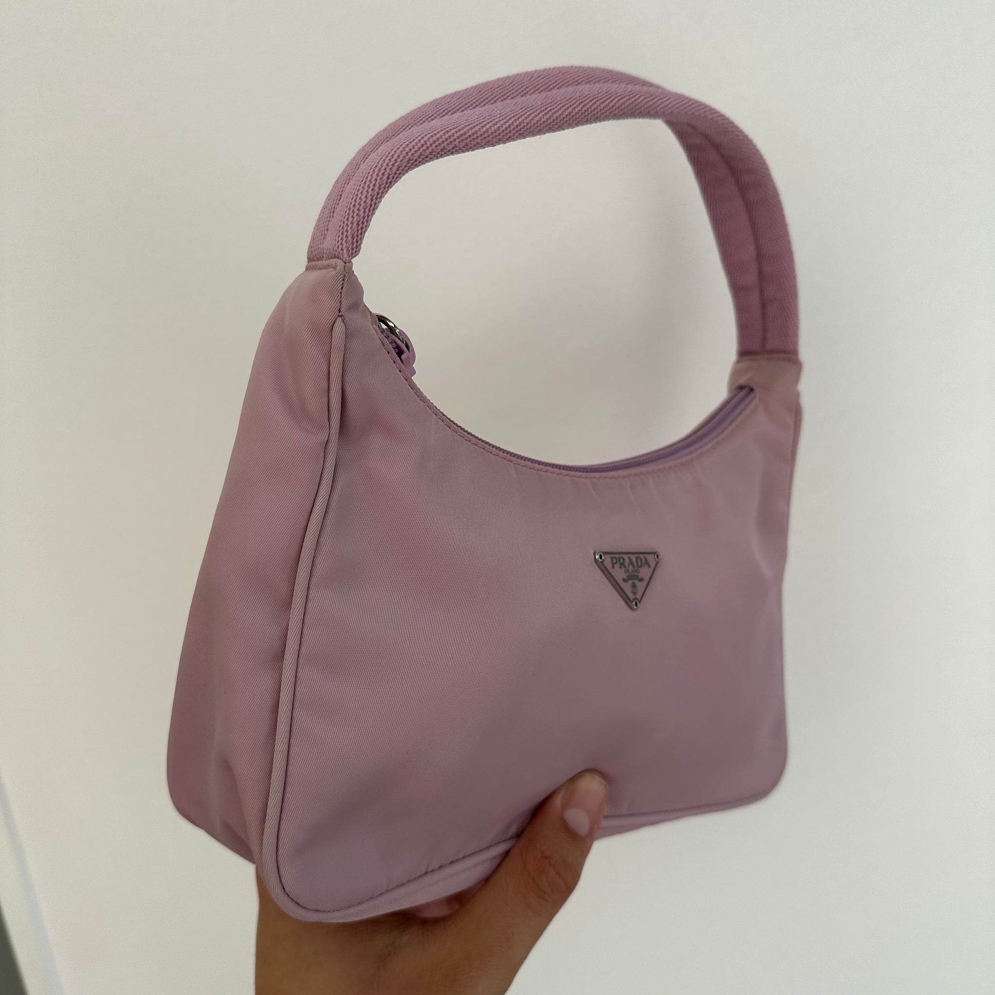 Prada Hobo Shoulder Bag Pink