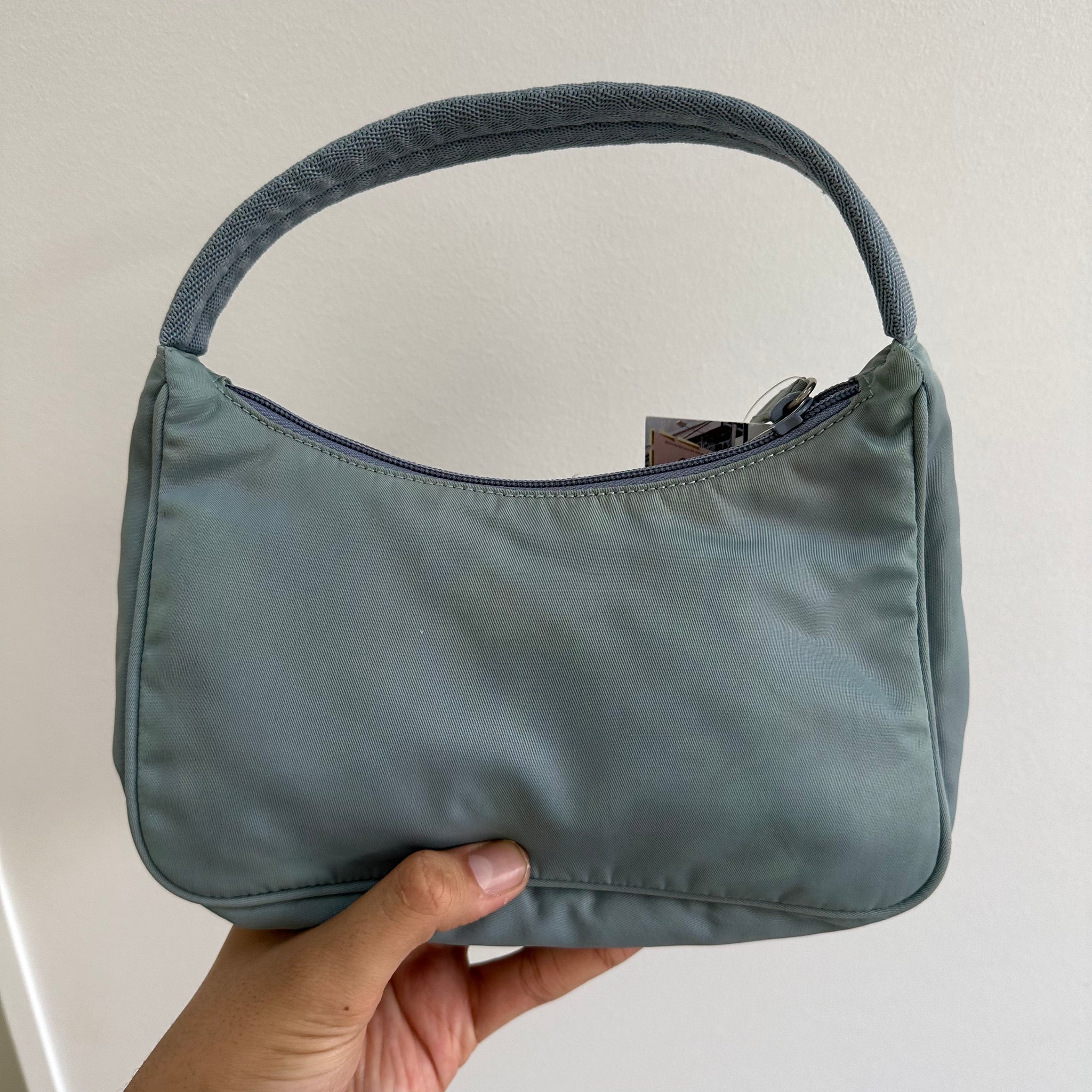 Prada Hobo Shoulder Bag Blue