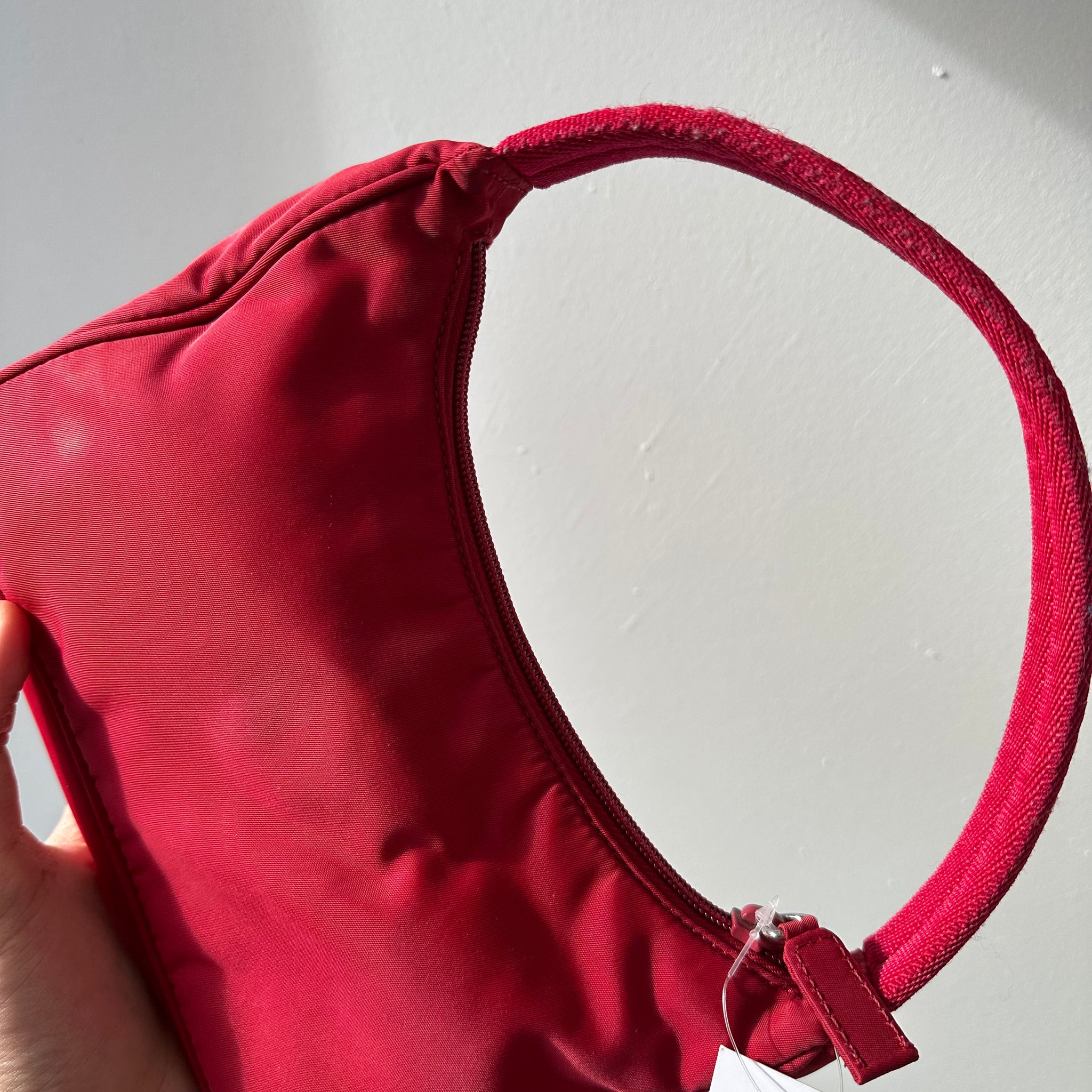 Prada Hobo Shoulder Bag Red