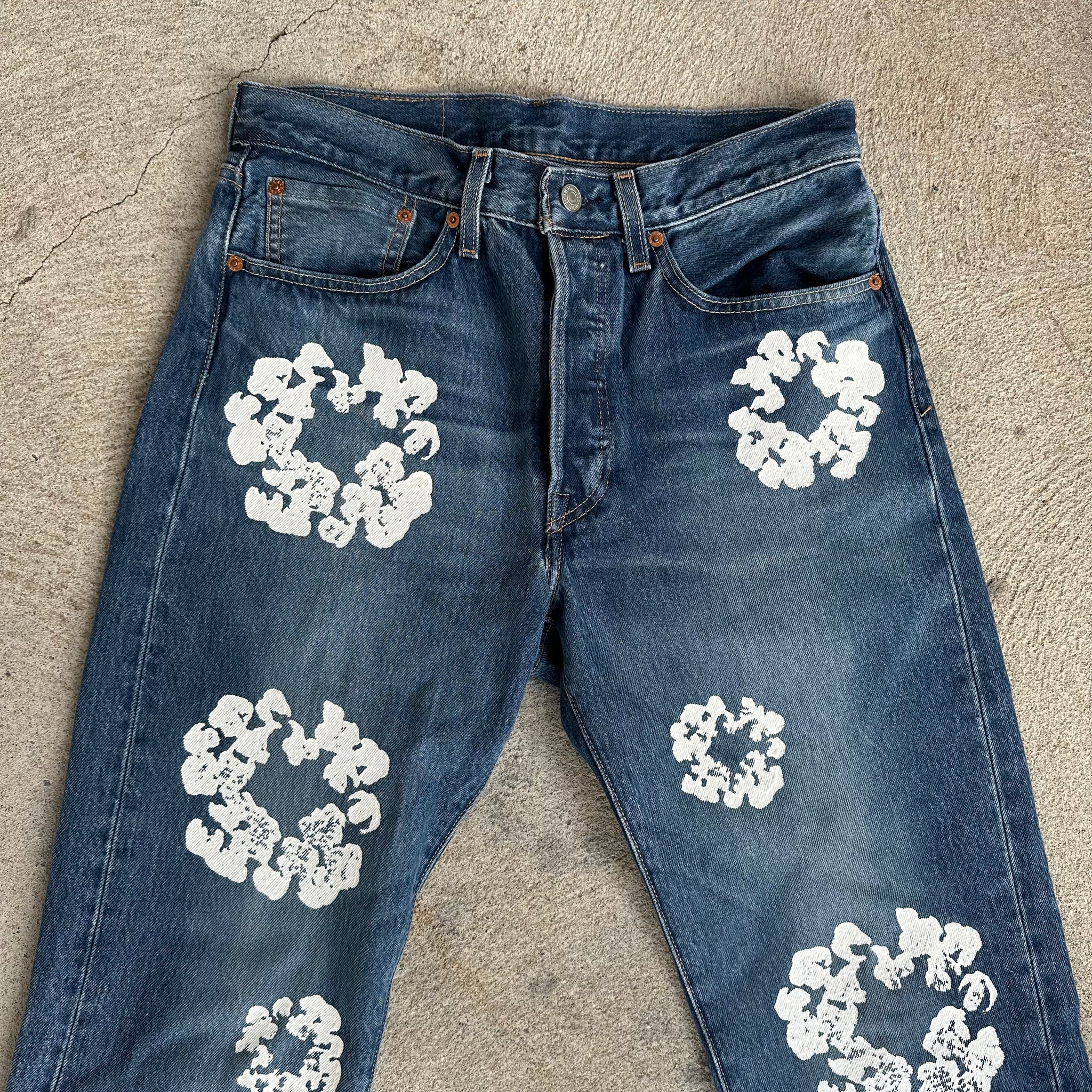 Denim Tears Levi's Cotton Wreath Jean 31 X 32