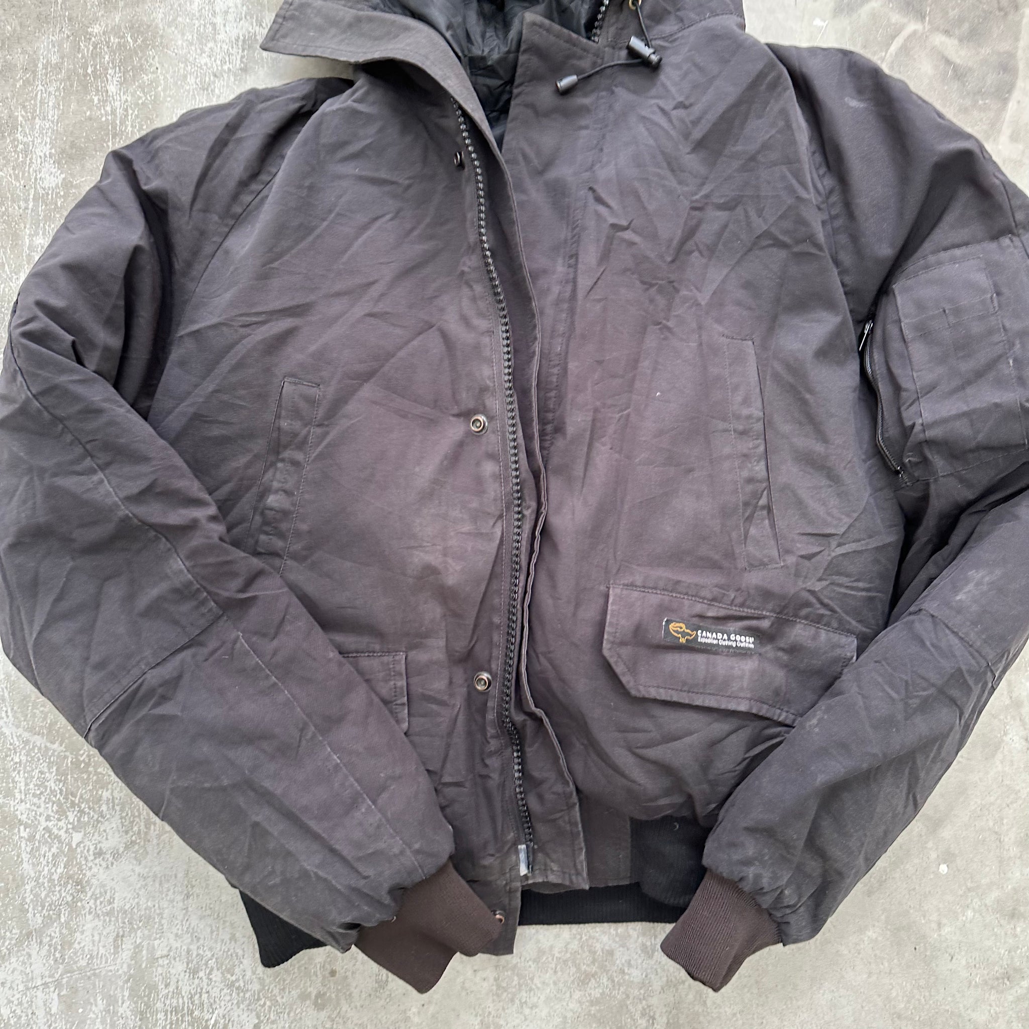 Canada Goose Black Front Pocket Jacket Size M
