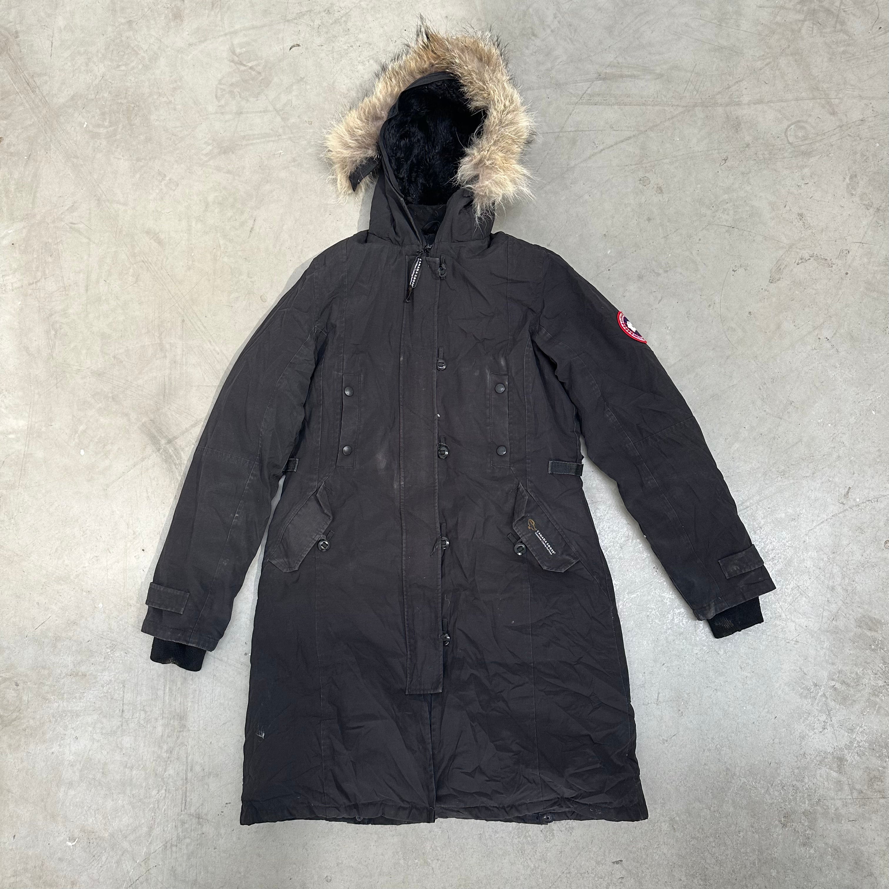 Canada Goose Black Kensington Parka Size M Curated by Charbel