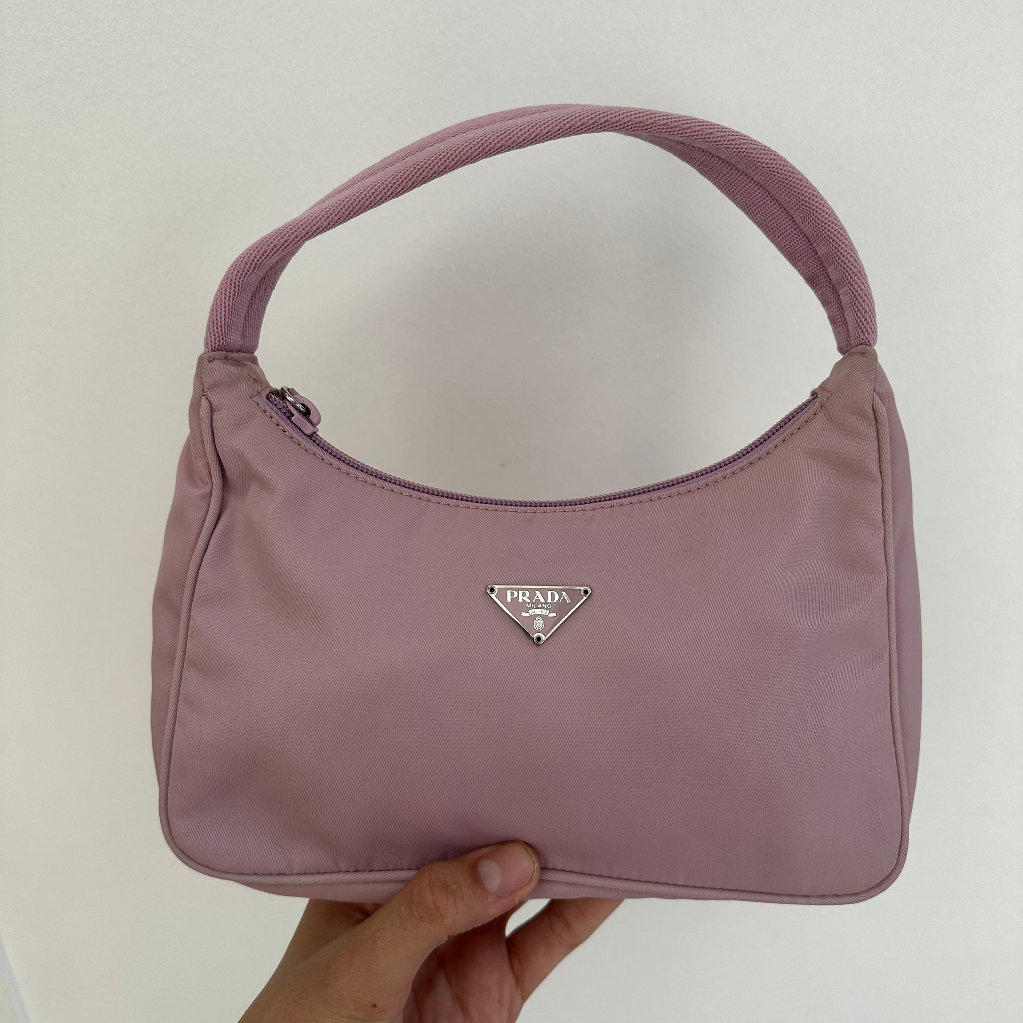 Prada Hobo Shoulder Bag Pink