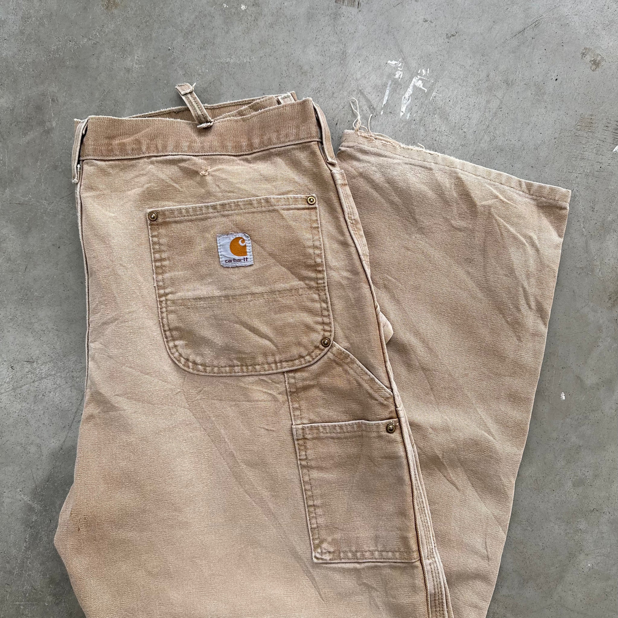 Carhartt Double Knee Brown Pant 38 x 32