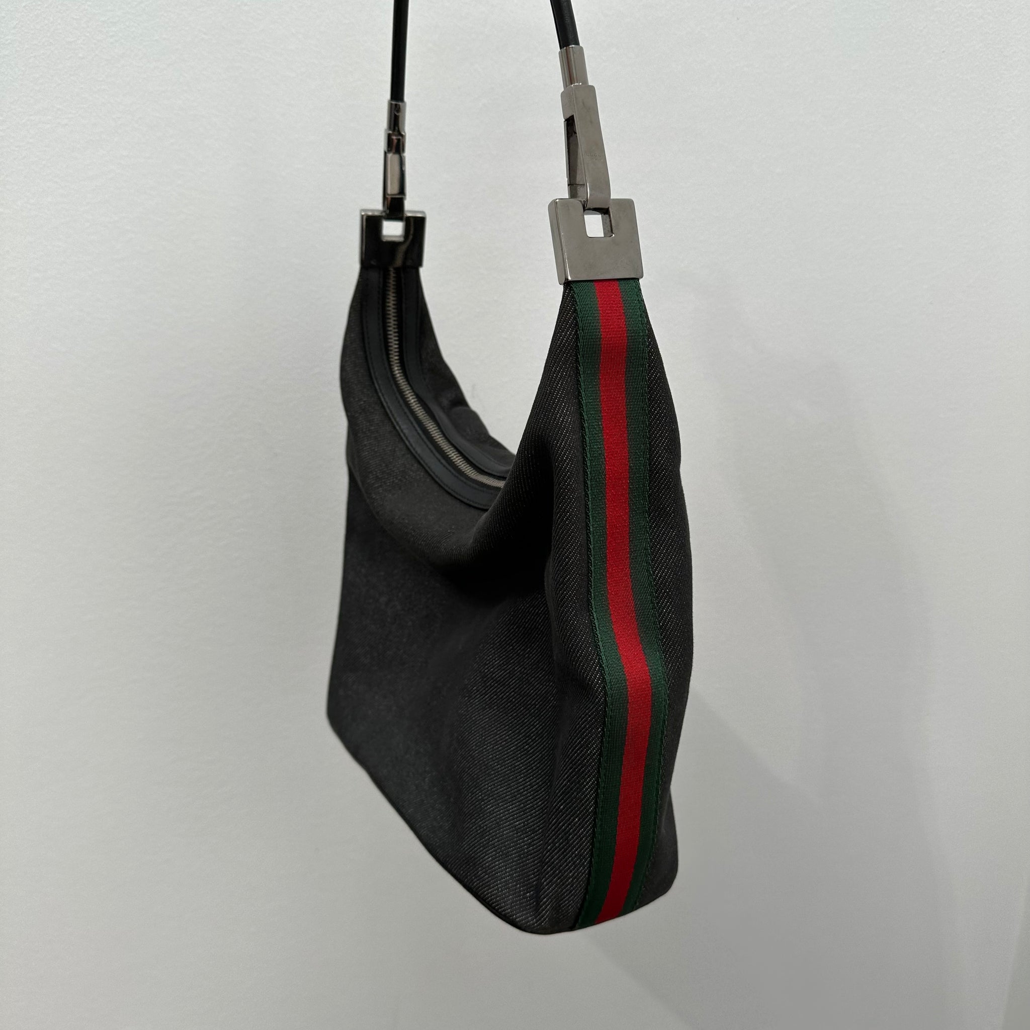 Gucci Green Red Shoulder Bag