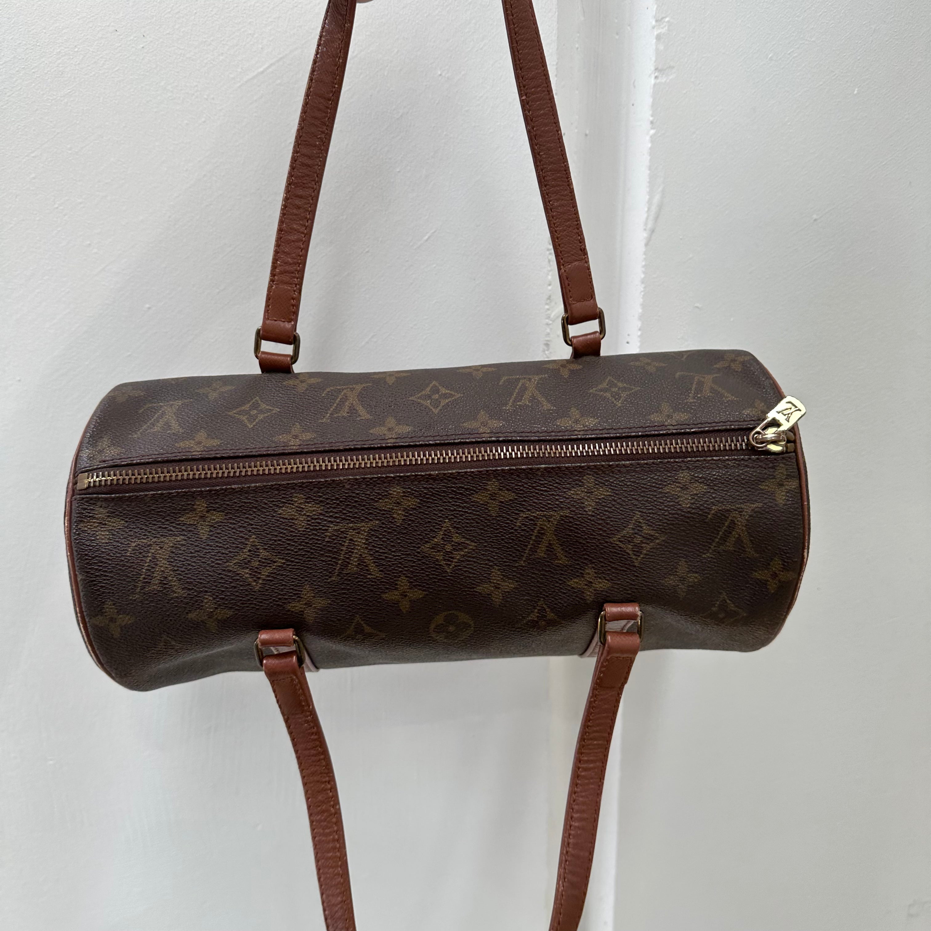 Louis Vuitton Yellow Monogram Vernis Papillon Bag – Curated by Charbel