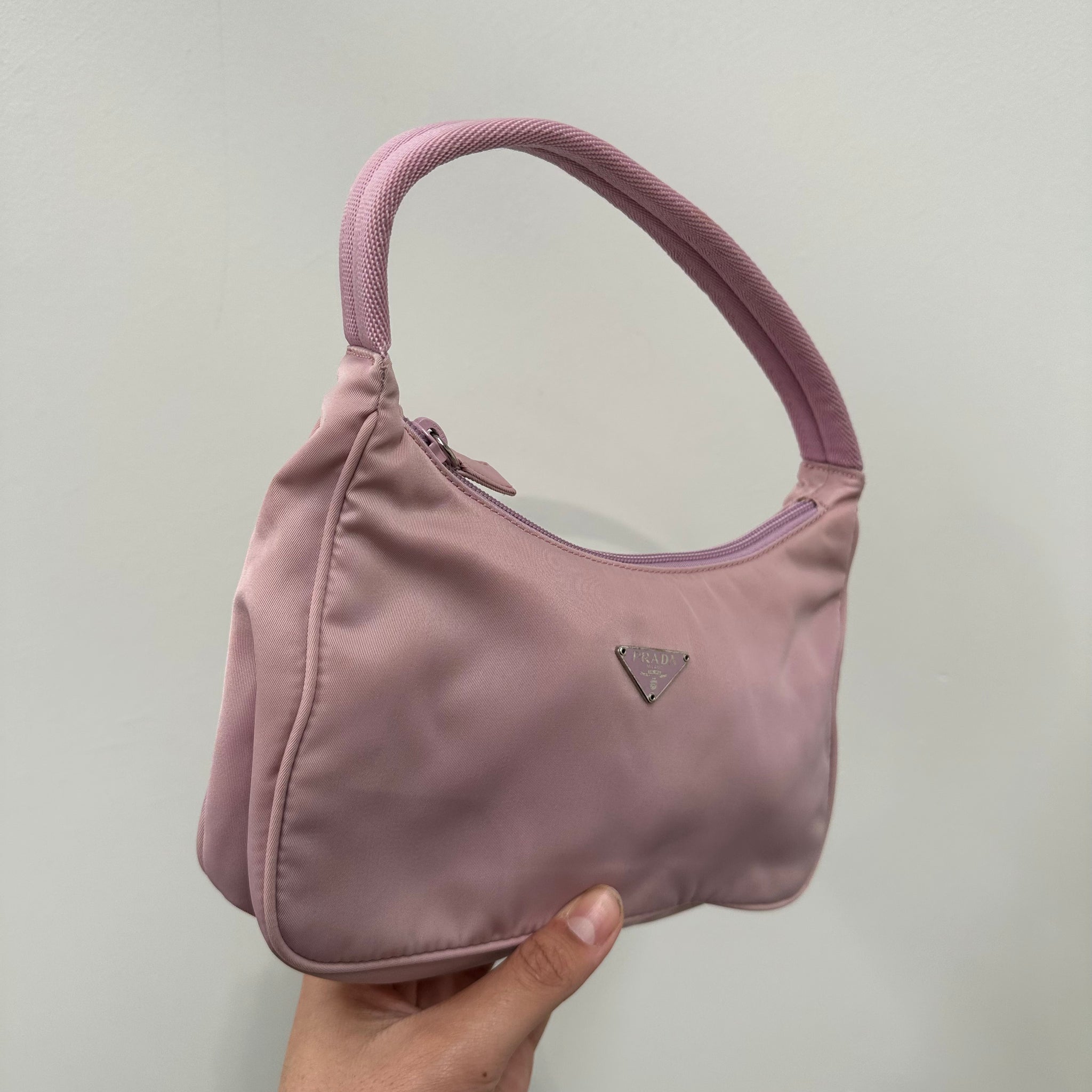 Prada Hobo Shoulder Bag Pink