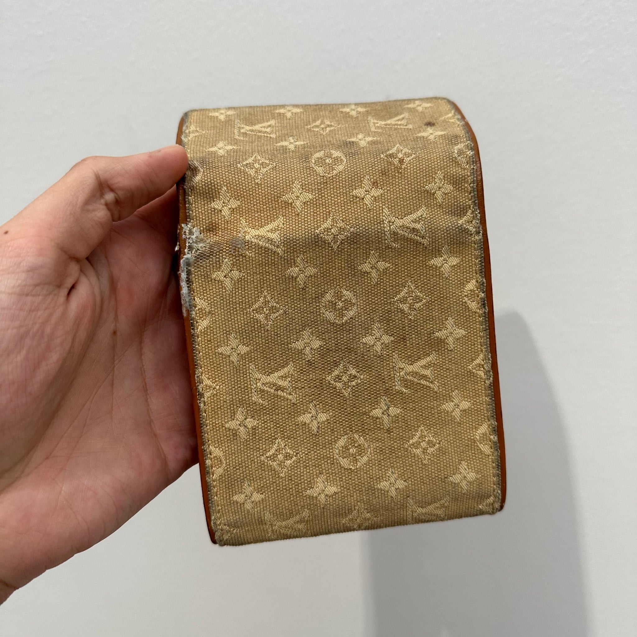 Louis Vuitton Bifold Yellow Denim Wallet