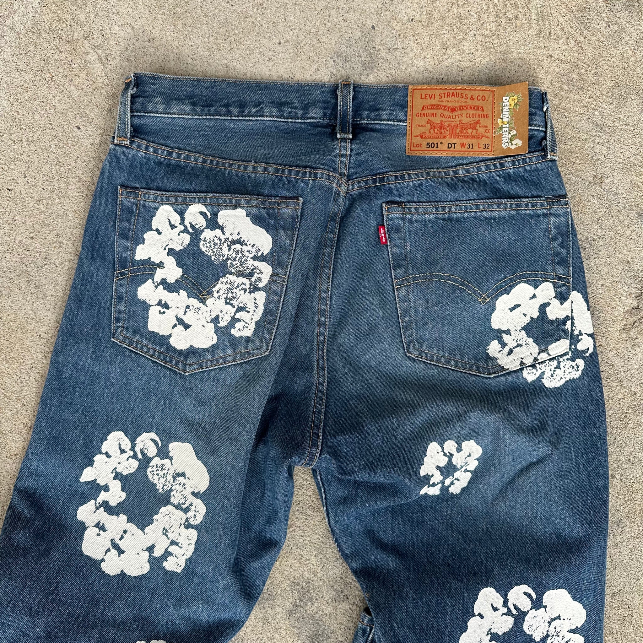 Denim Tears Levi's Cotton Wreath Jean 31 X 32