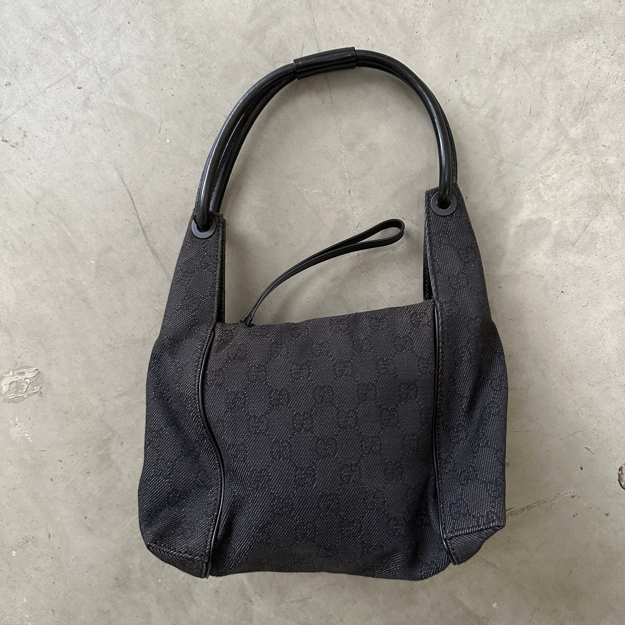 Gucci Black Shoulder Hobo Style Bag
