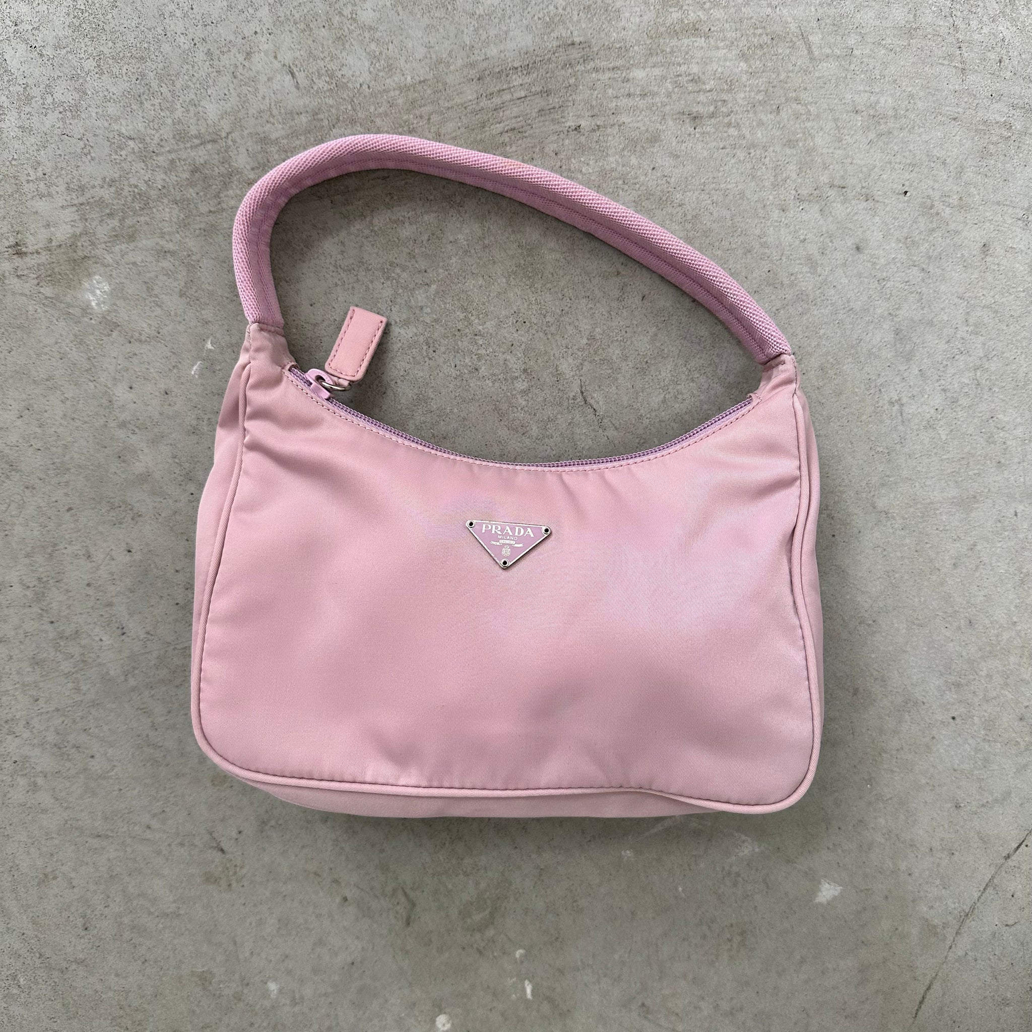 Prada Hobo Shoulder Bag Pink