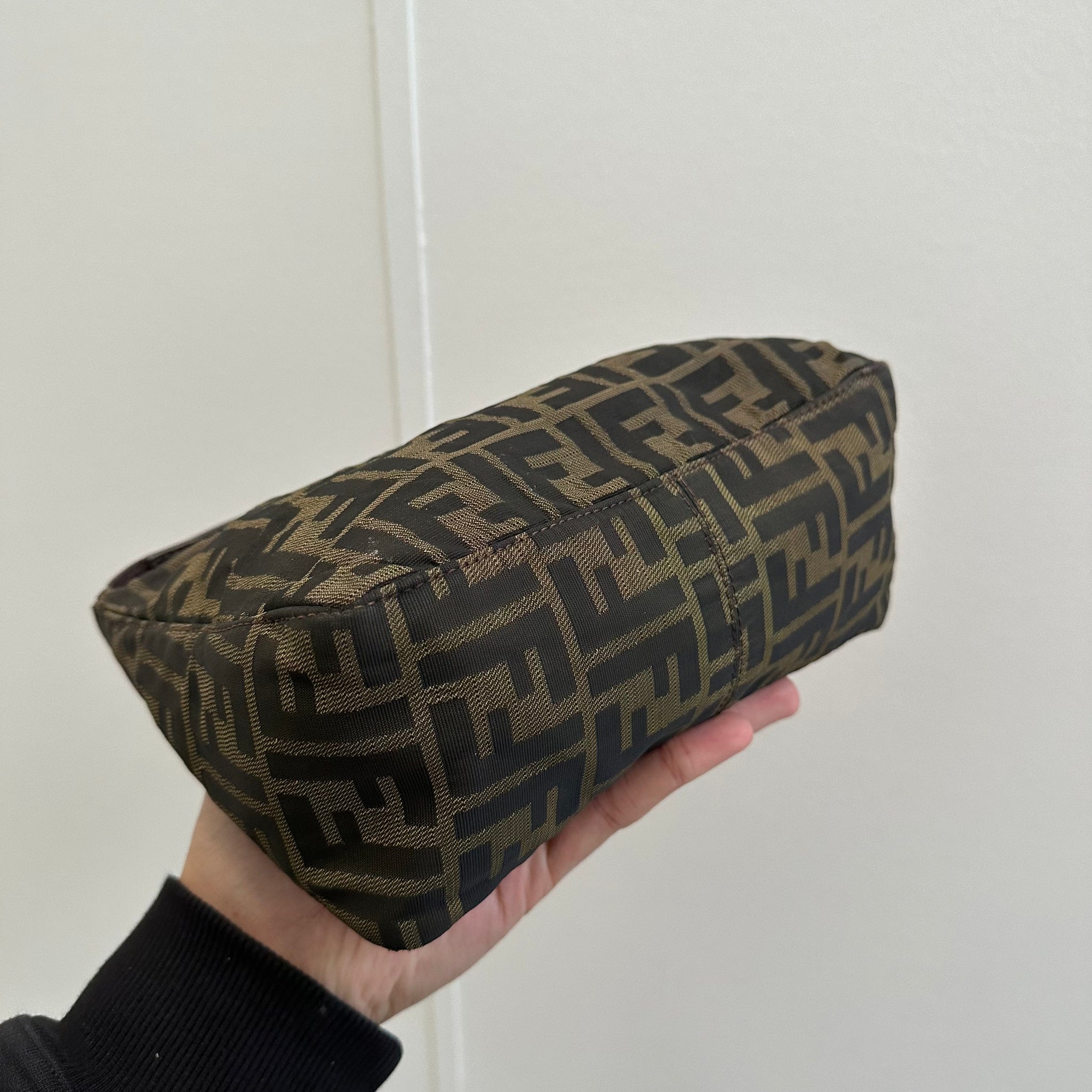 Fendi Mini Pochette Shoulder Bag Canvas