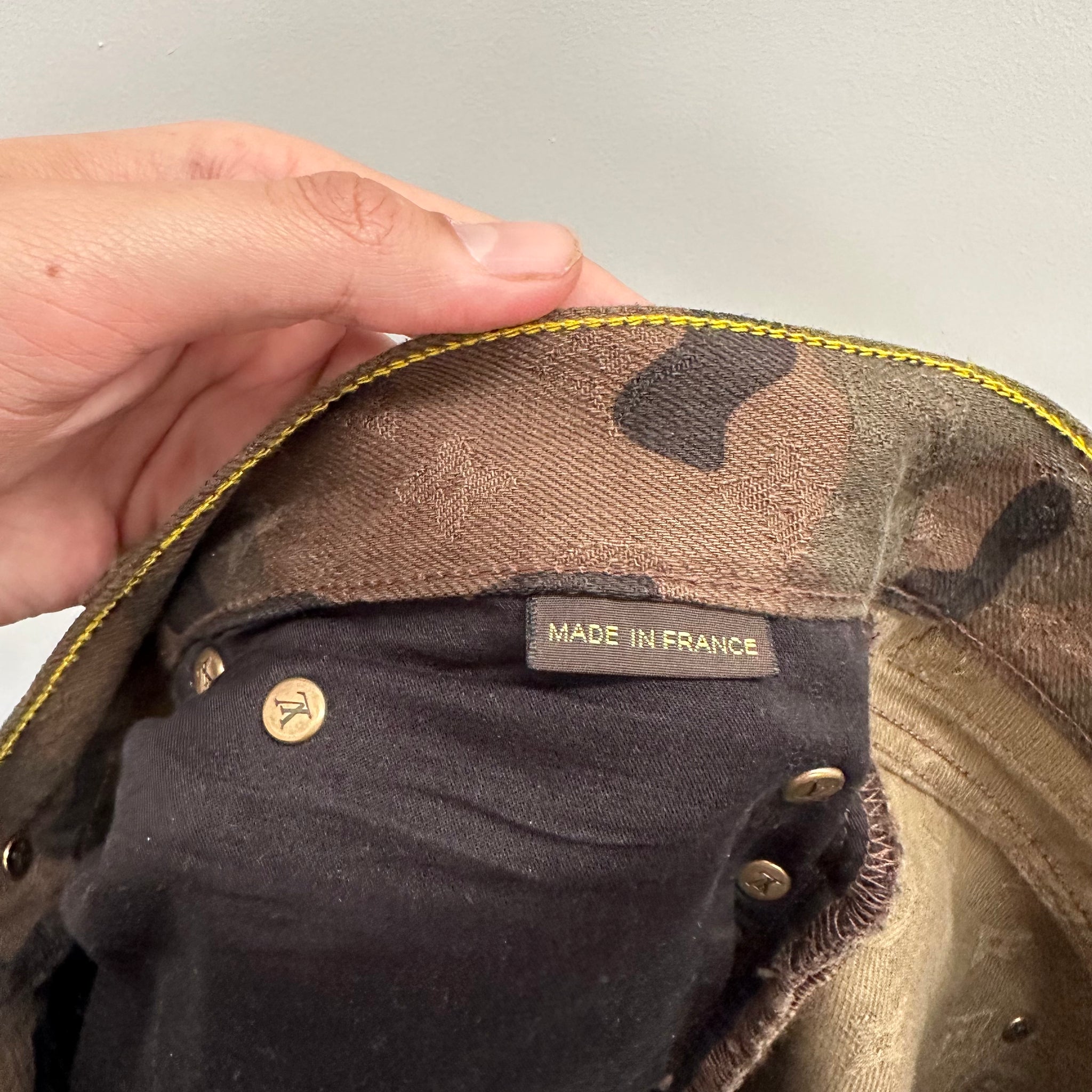 Louis Vuitton x Supreme Camo Monogram Jeans Size 31