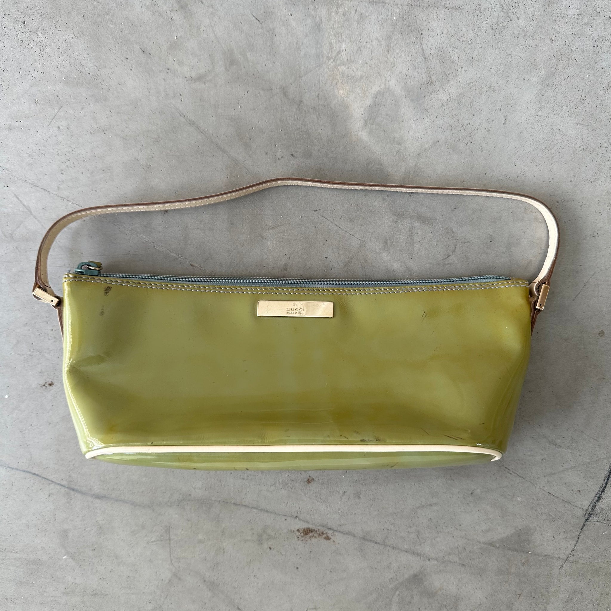Gucci Boat Pochette Green