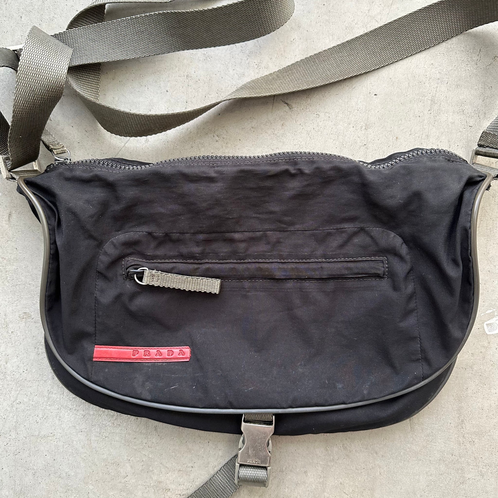 Prada Sports Bag Nylon Black