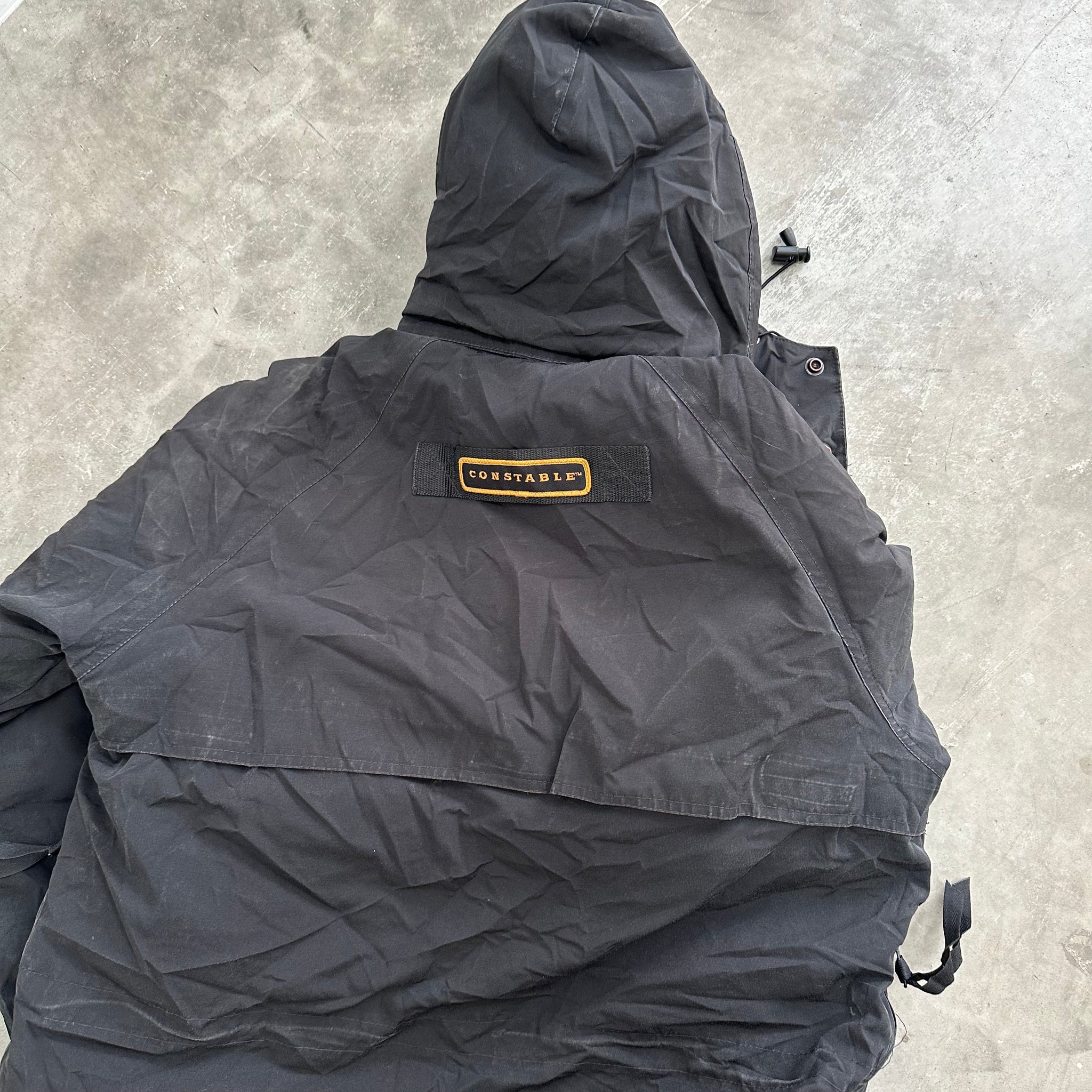 Canada Goose Black Front Pocket Logo Jacket Size M