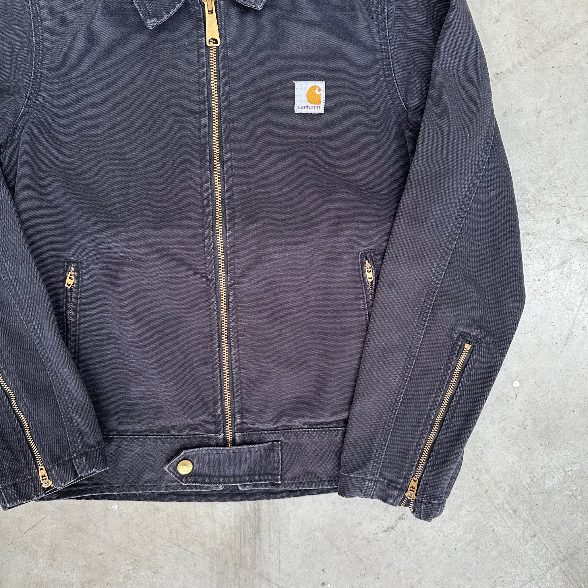 Carhartt Zip Detail Black Jacket Size S