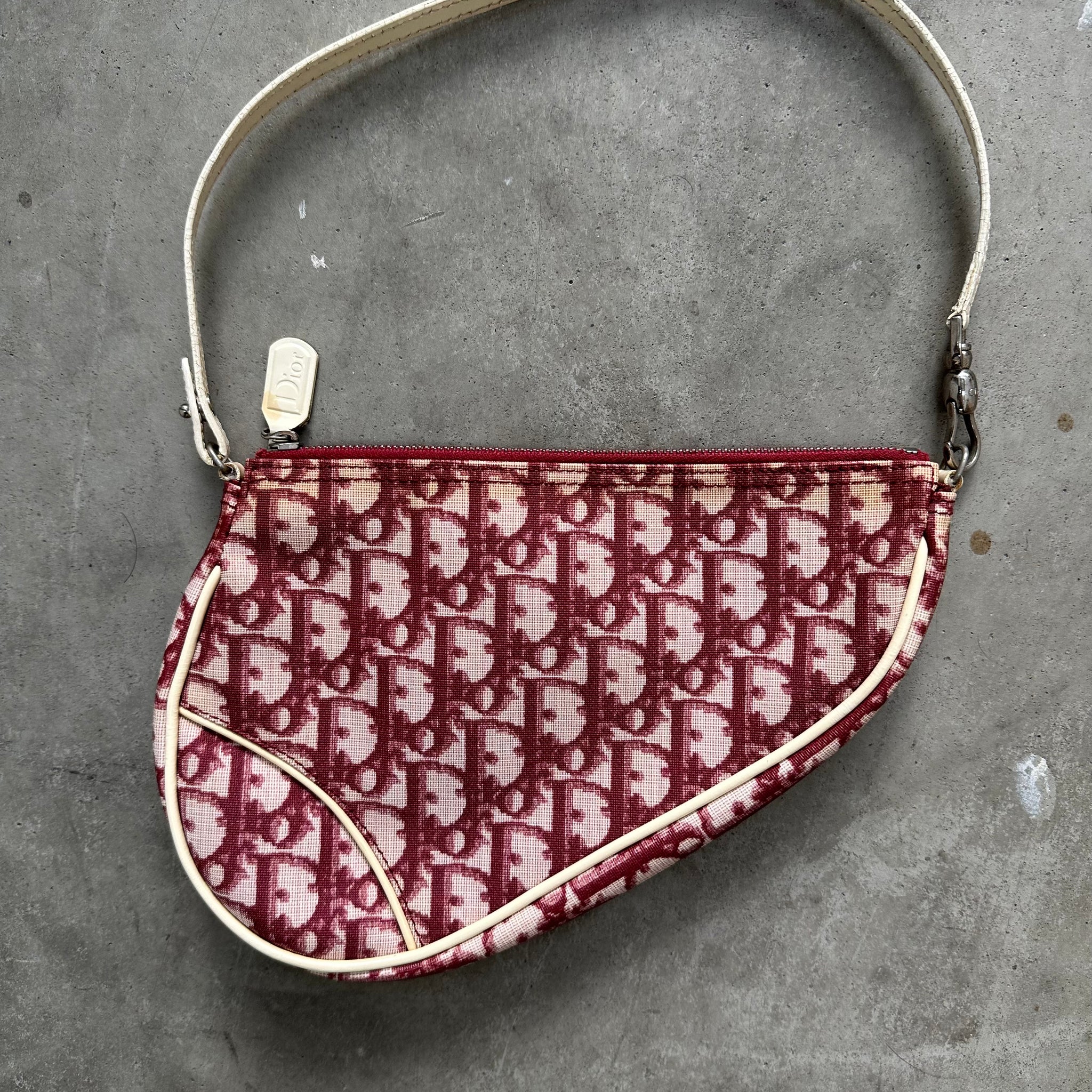 Dior Mini Saddle Bag Red