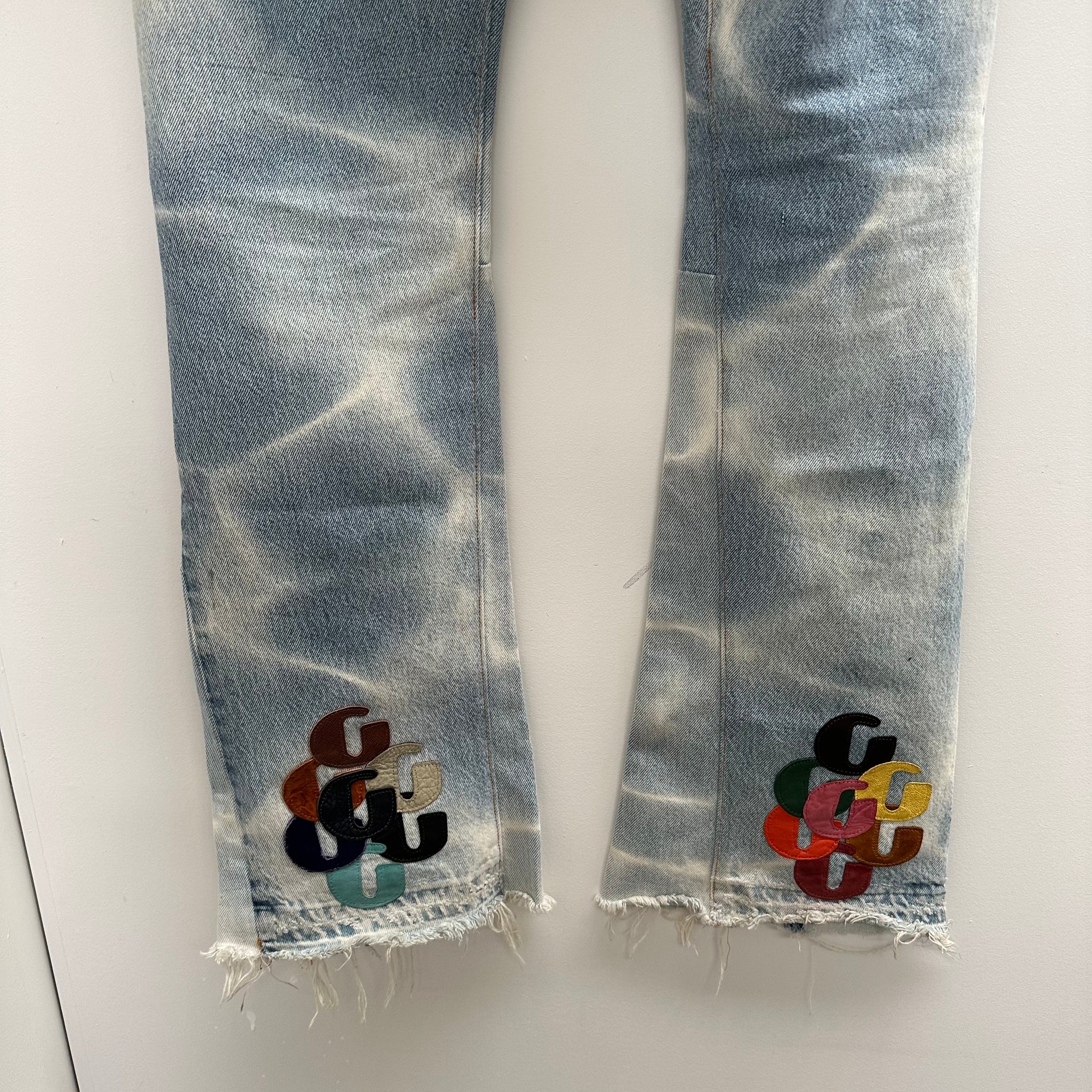 Gallery Dept. Multi Colour G Patch Flare Jeans Size 31