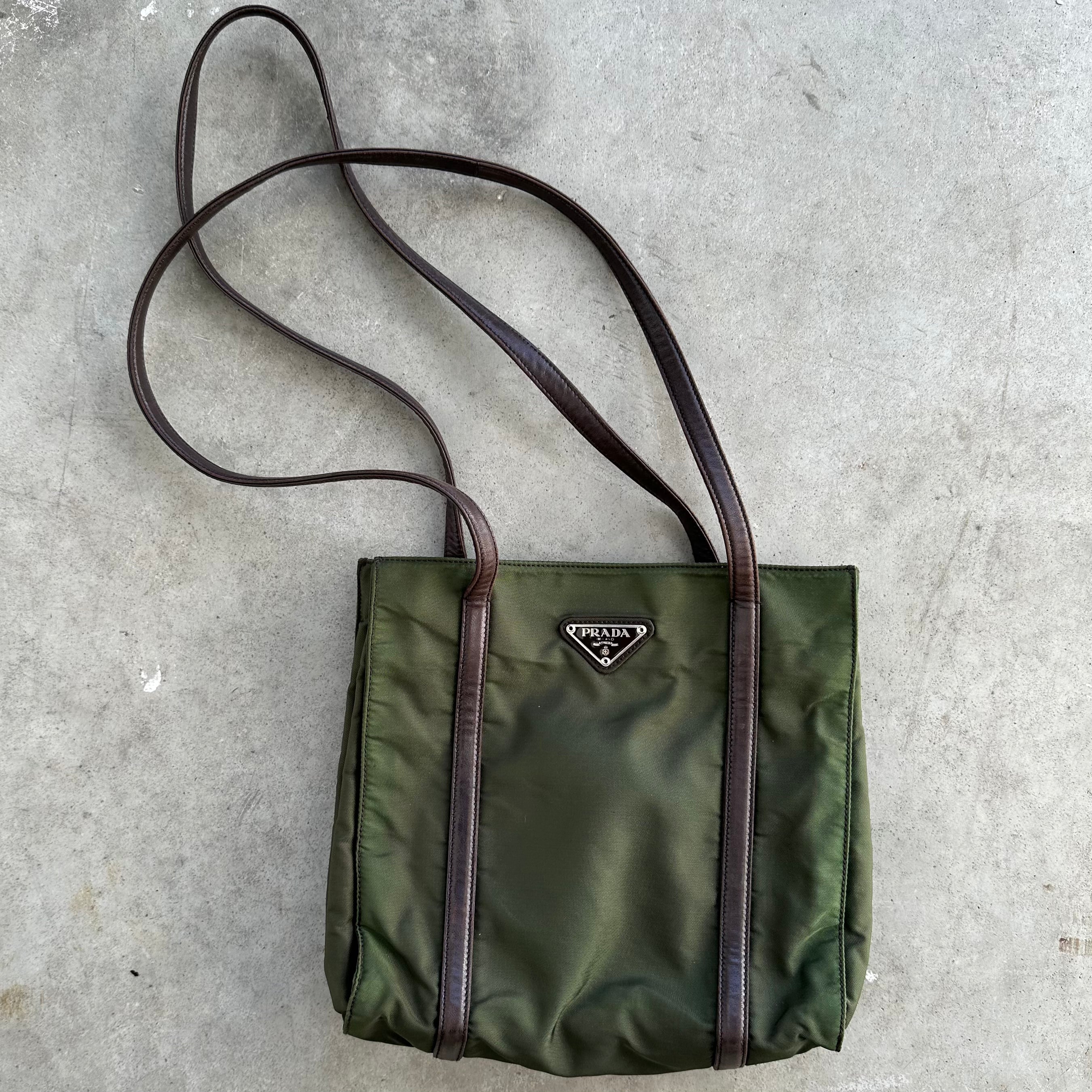 Prada mini tote bag discount nylon