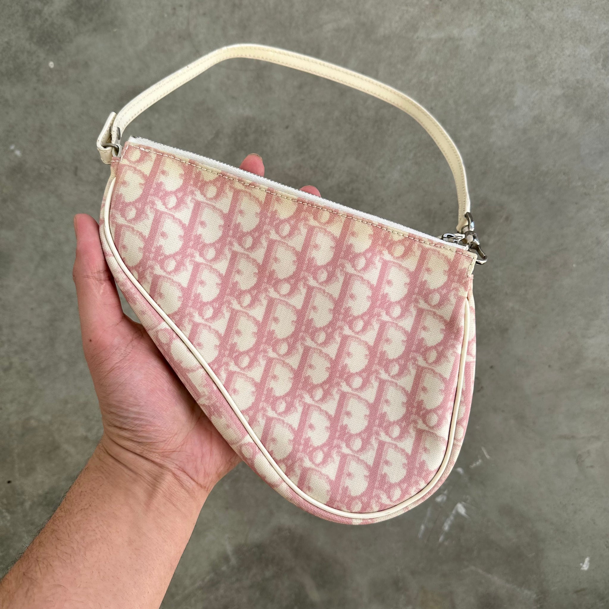 Dior Trotter Saddle Bag Pink