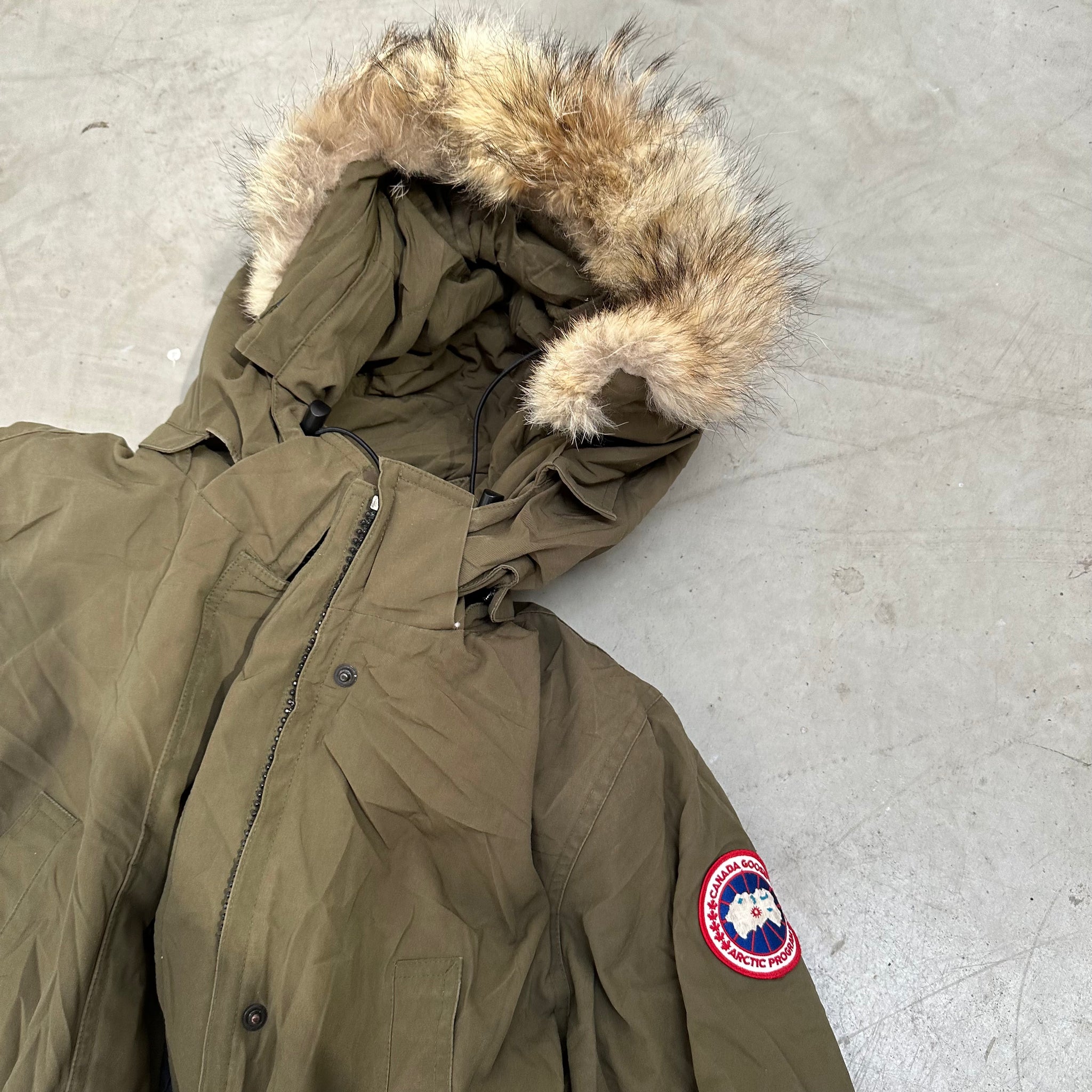 Canada Goose Khaki Trillium Down Parka Size L