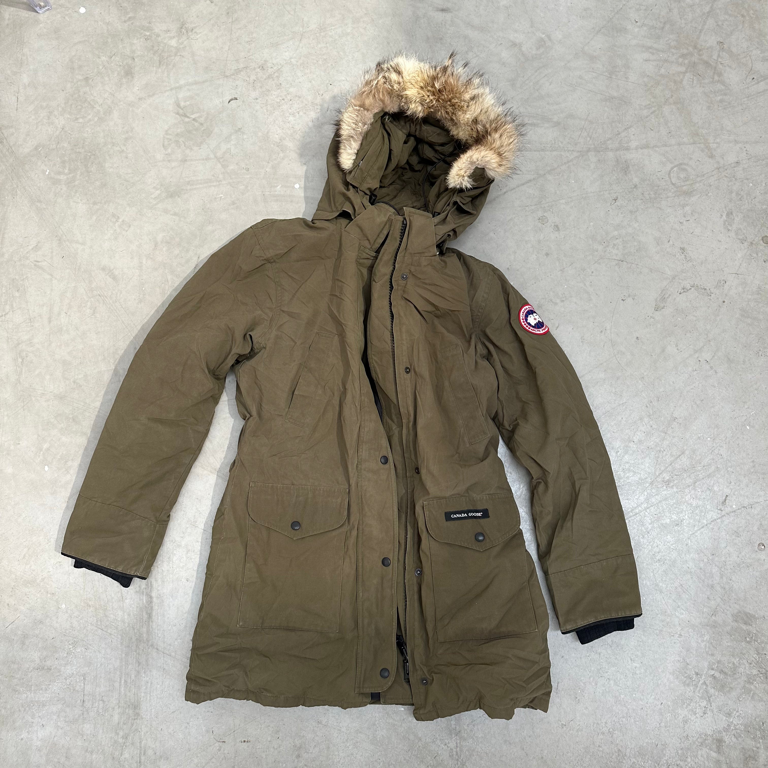 Canada Goose Khaki Trillium Down Parka Size L Curated by Charbel