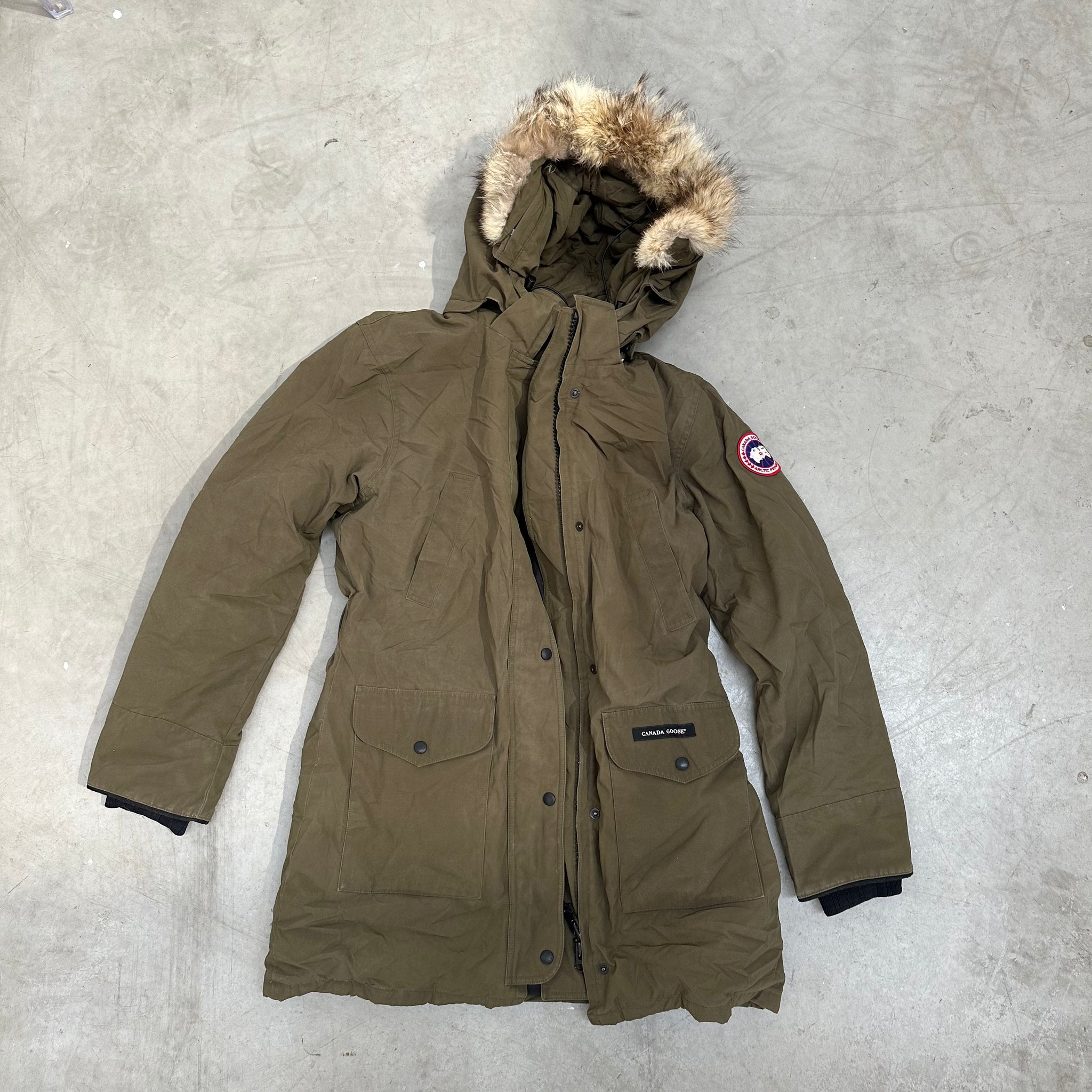 Canada Goose Khaki Trillium Down Parka Size L