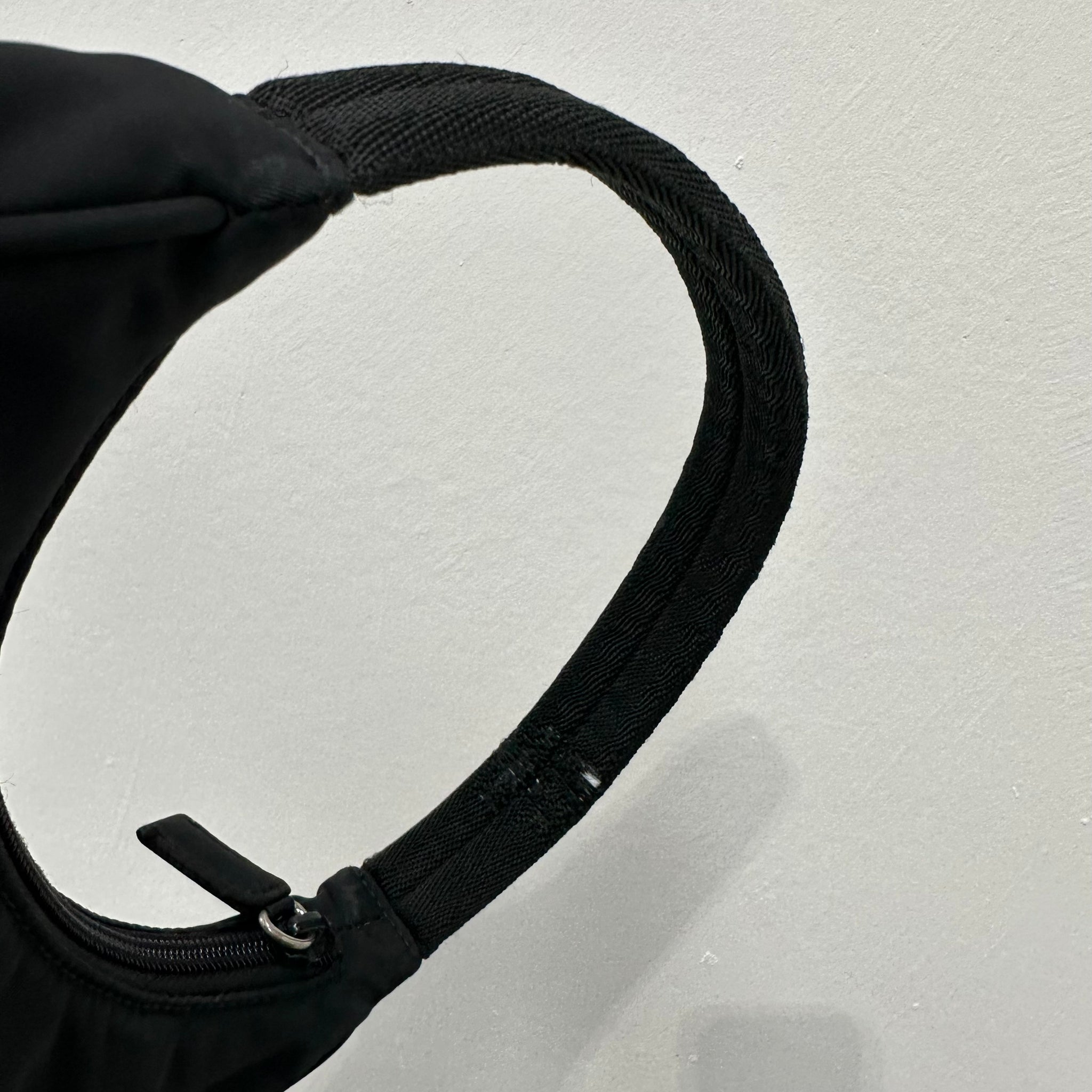 Prada Black Hobo Style Shoulder Bag