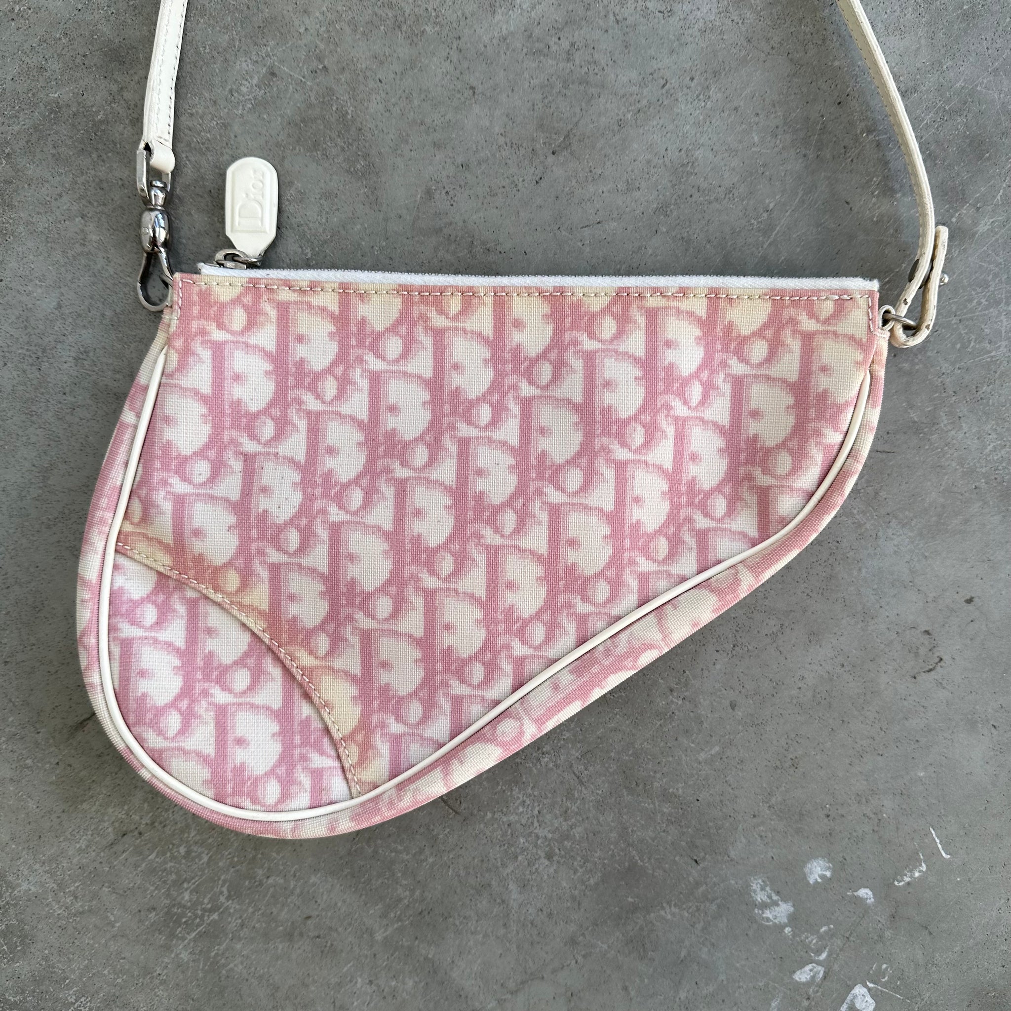 Dior Trotter Saddle Bag Pink
