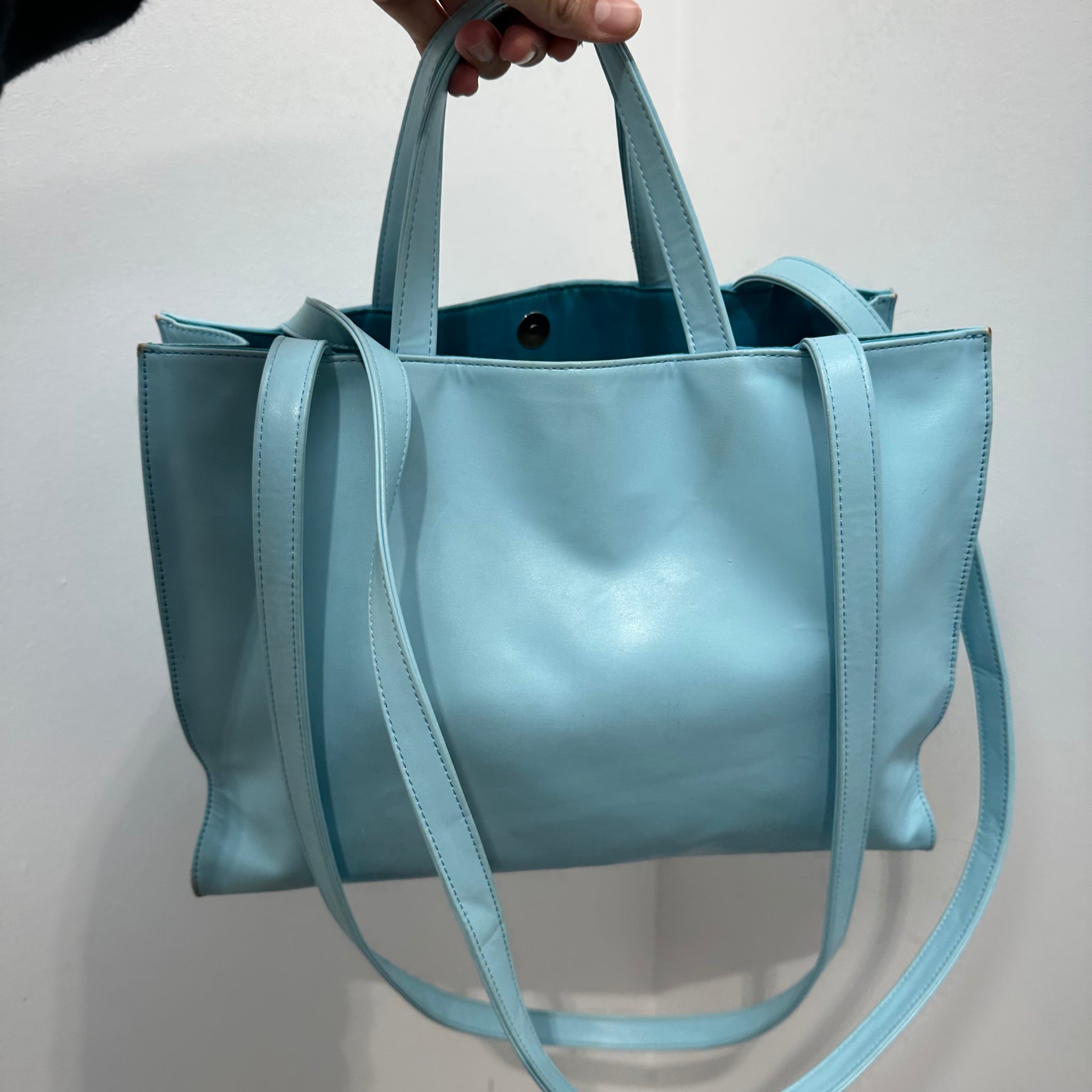 Telfar Shopping Bag Large Pool Blue