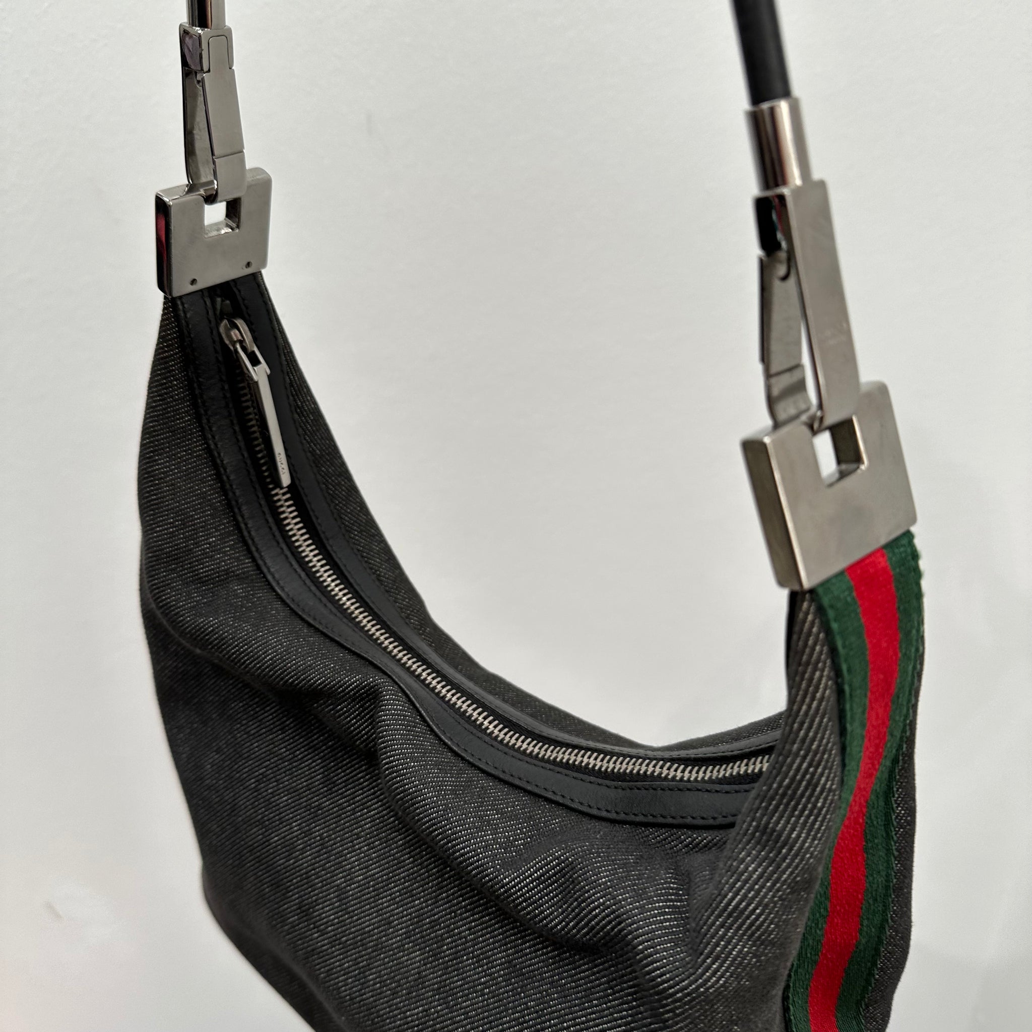 Gucci Green Red Shoulder Bag